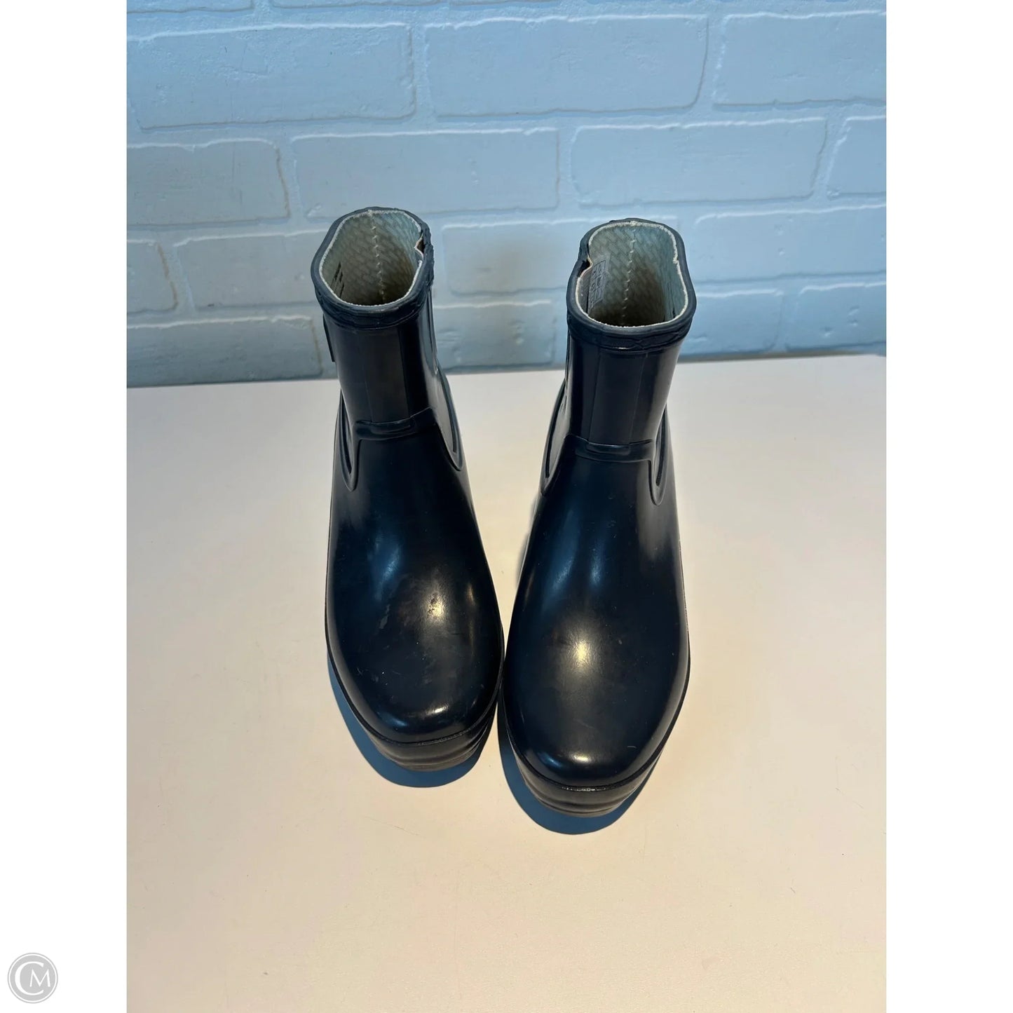 Boots Rain By Hunter In Navy, Size: 6