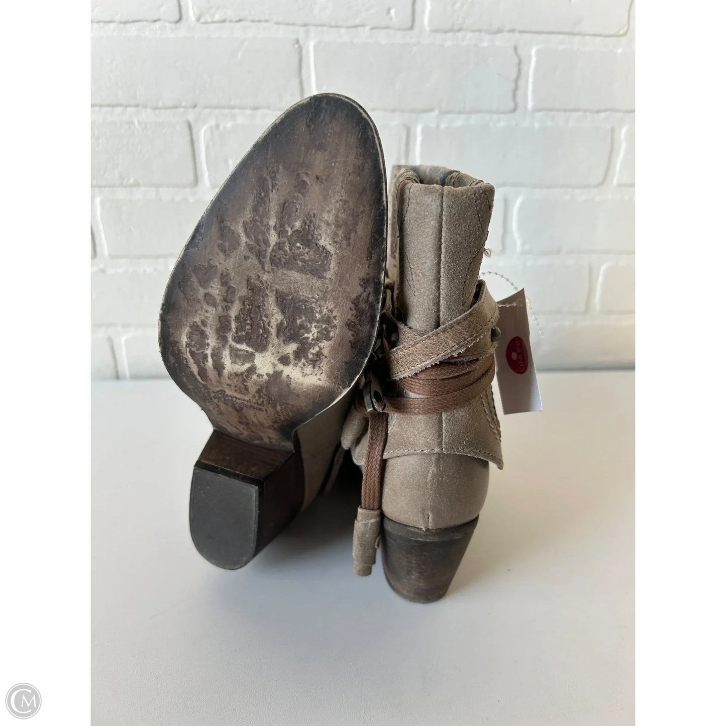 Boots Western By Steve Madden In Grey, Size: 7