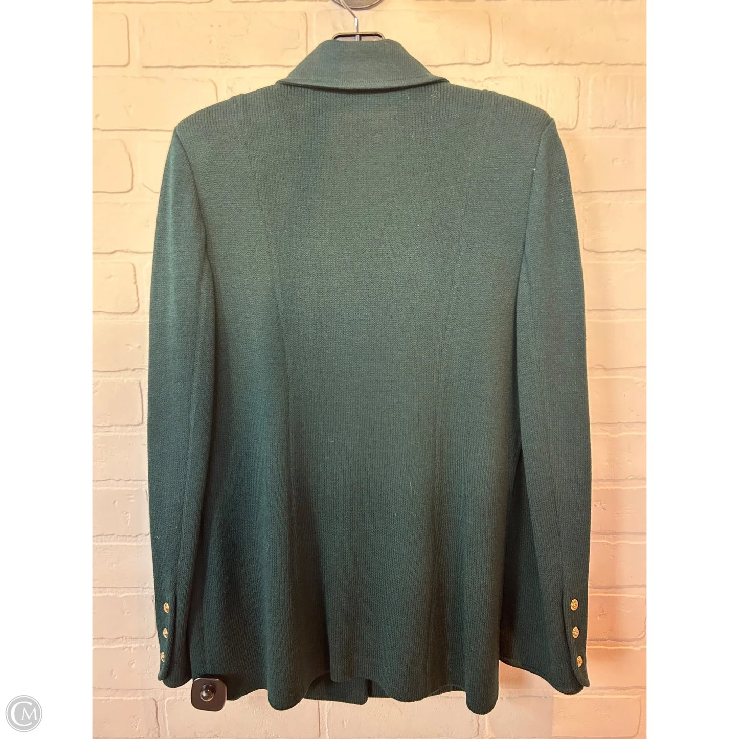 Blazer Designer By St John Collection In Green, Size: S