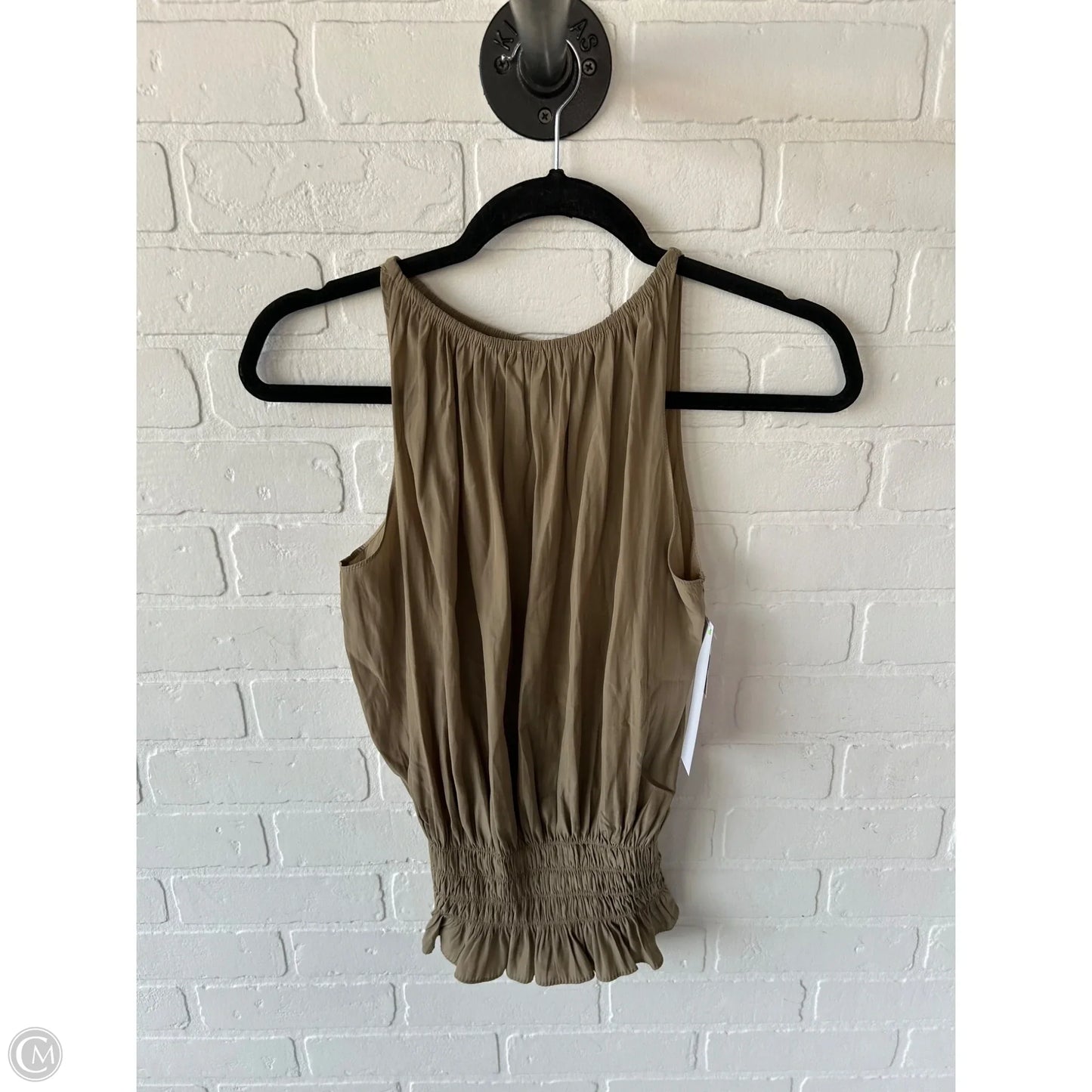 Top Sleeveless By Catherine Malandrino In Brown & Green, Size: Xs