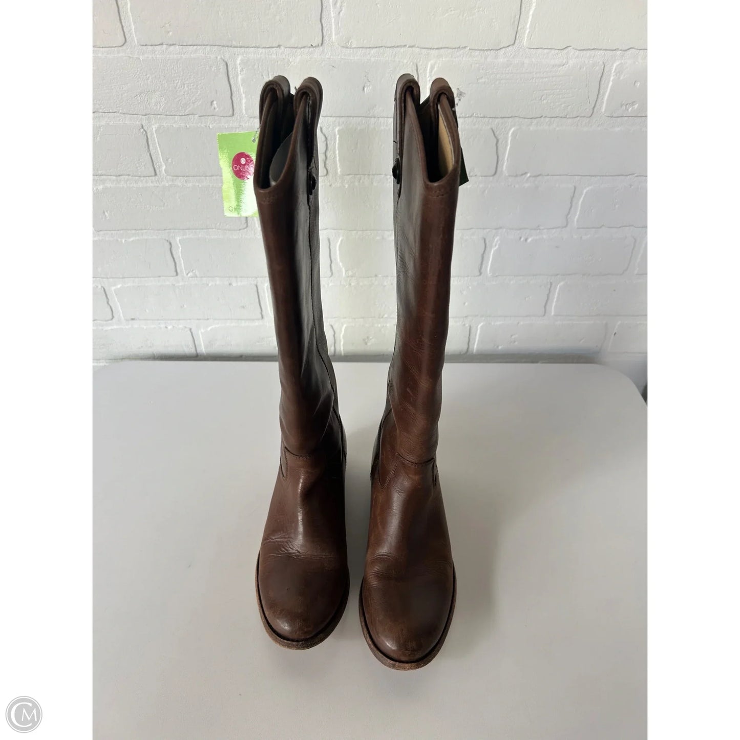 Boots Designer By Frye In Brown, Size: 6
