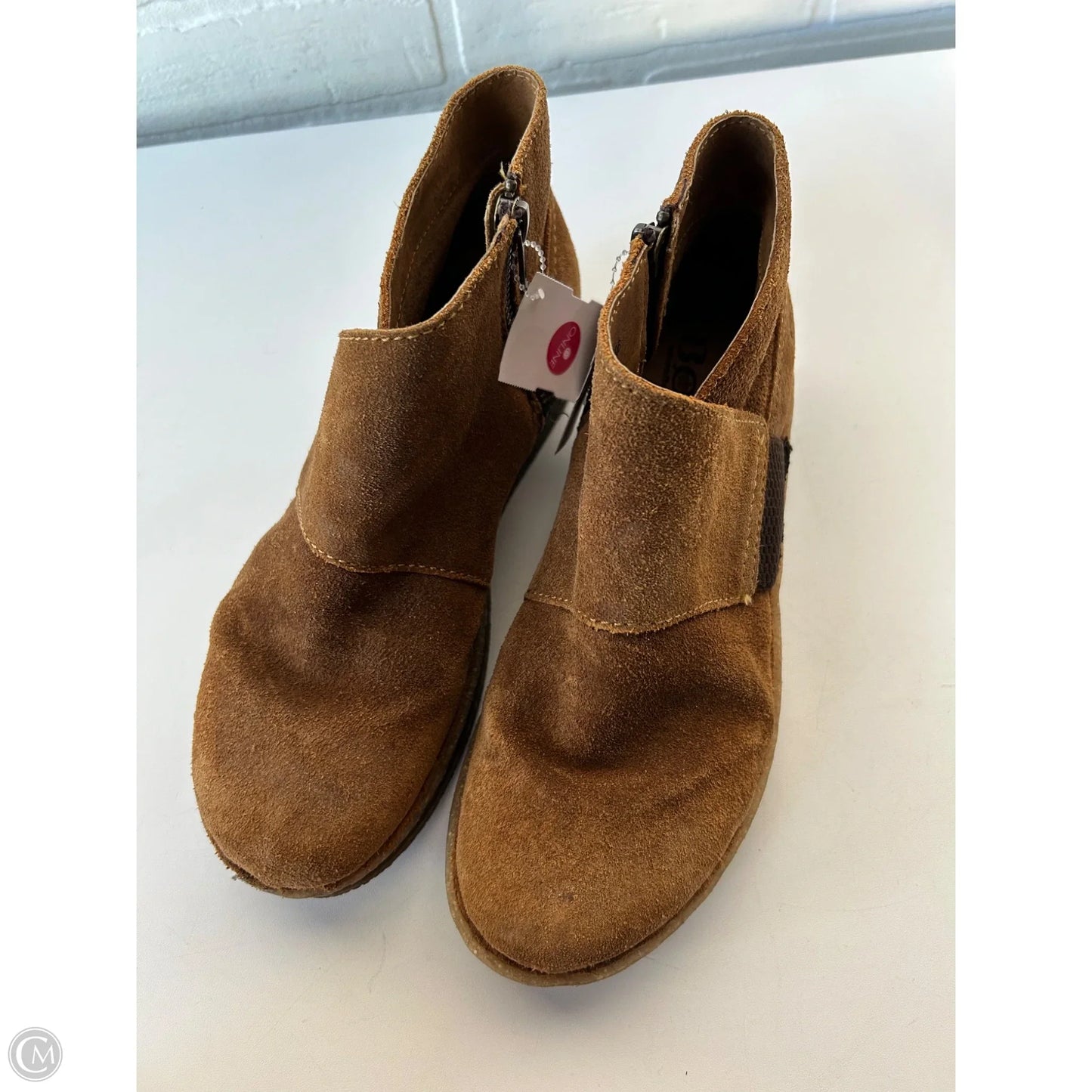 Boots Ankle Flats By Born In Brown, Size: 7