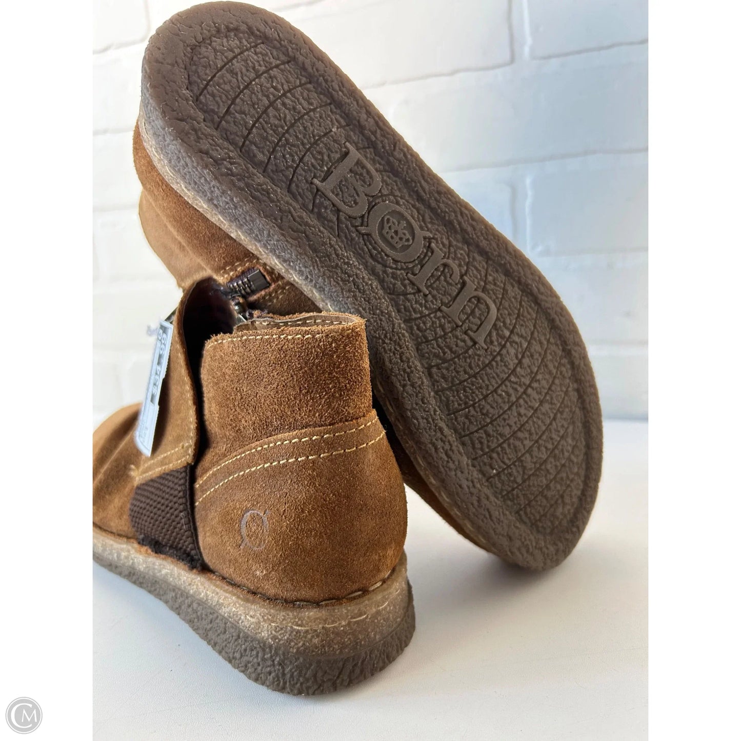 Boots Ankle Flats By Born In Brown, Size: 7