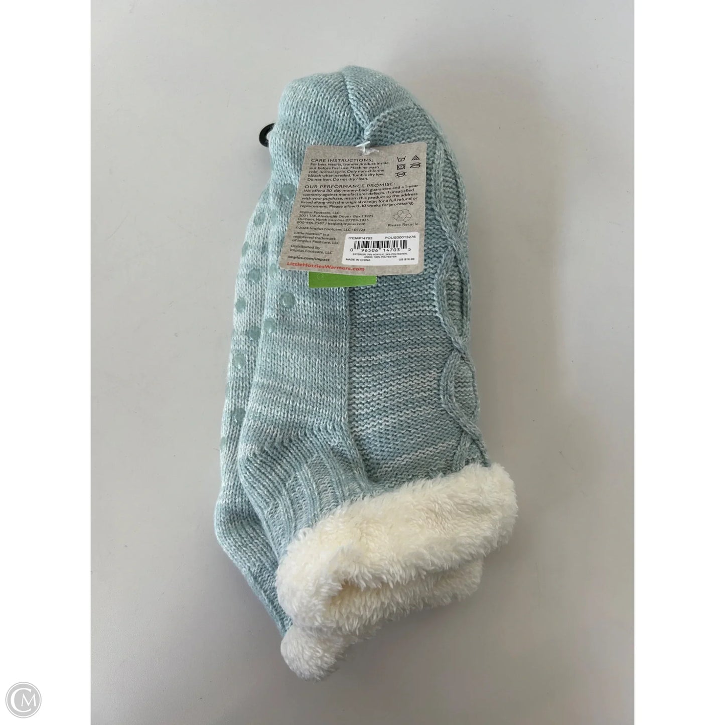 Socks By Clothes Mentor In Blue & White, Size: Osfm