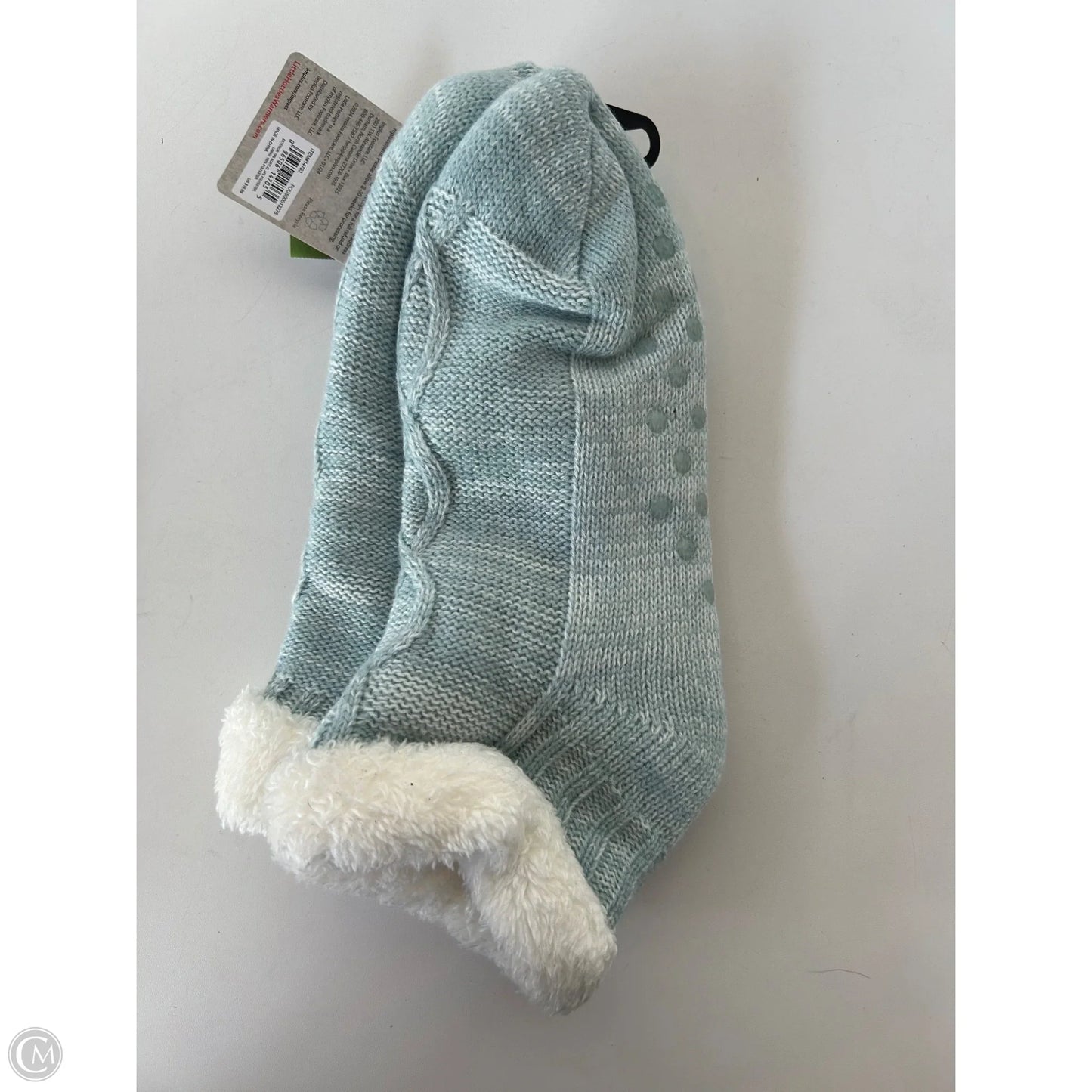 Socks By Clothes Mentor In Blue & White, Size: Osfm