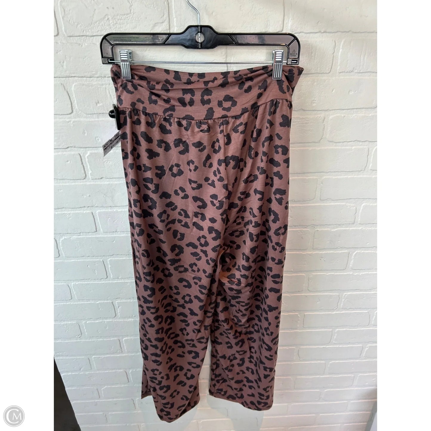 Lounge Set Pants By Clothes Mentor In Black & Brown, Size: S