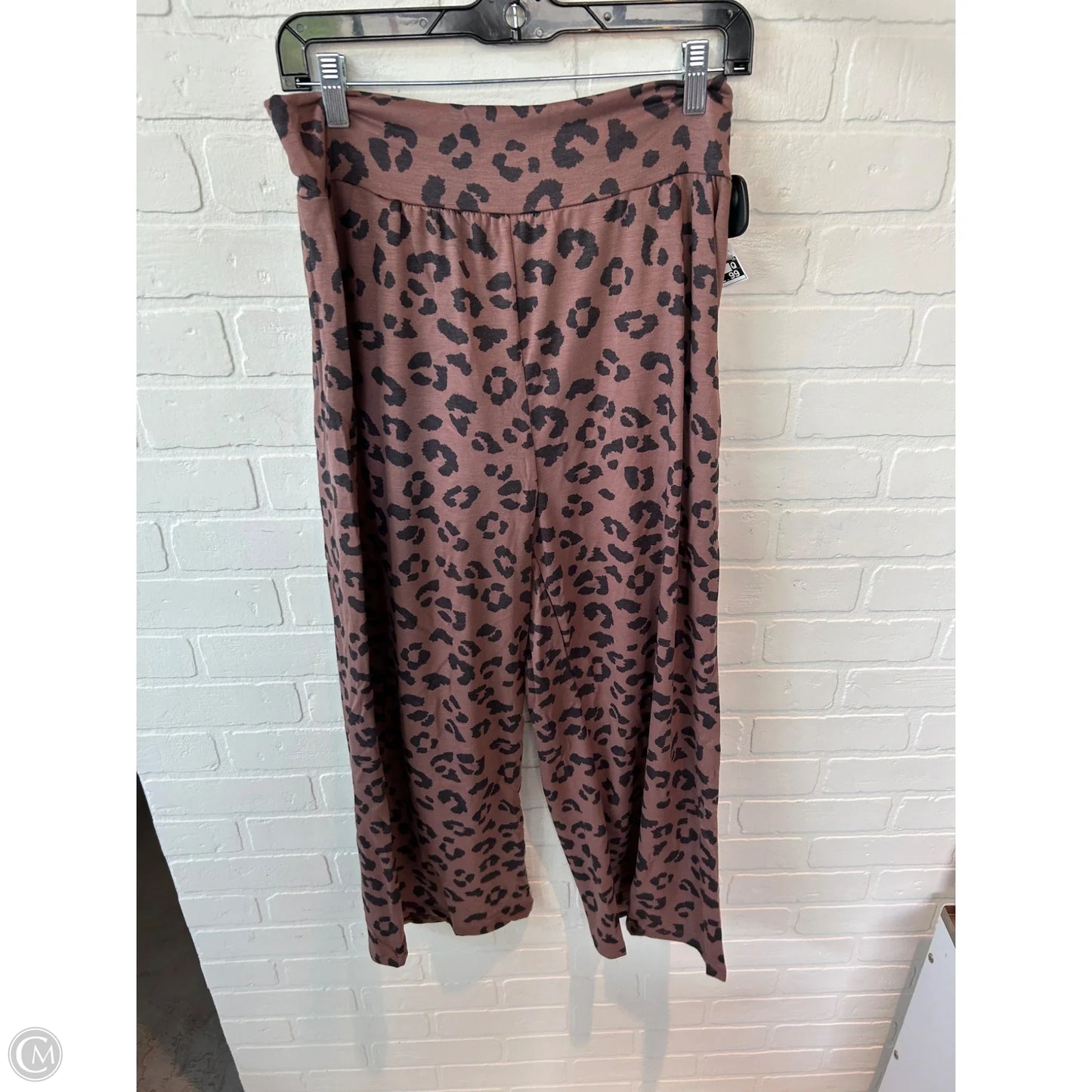 Lounge Set Pants By Clothes Mentor In Black & Brown, Size: S