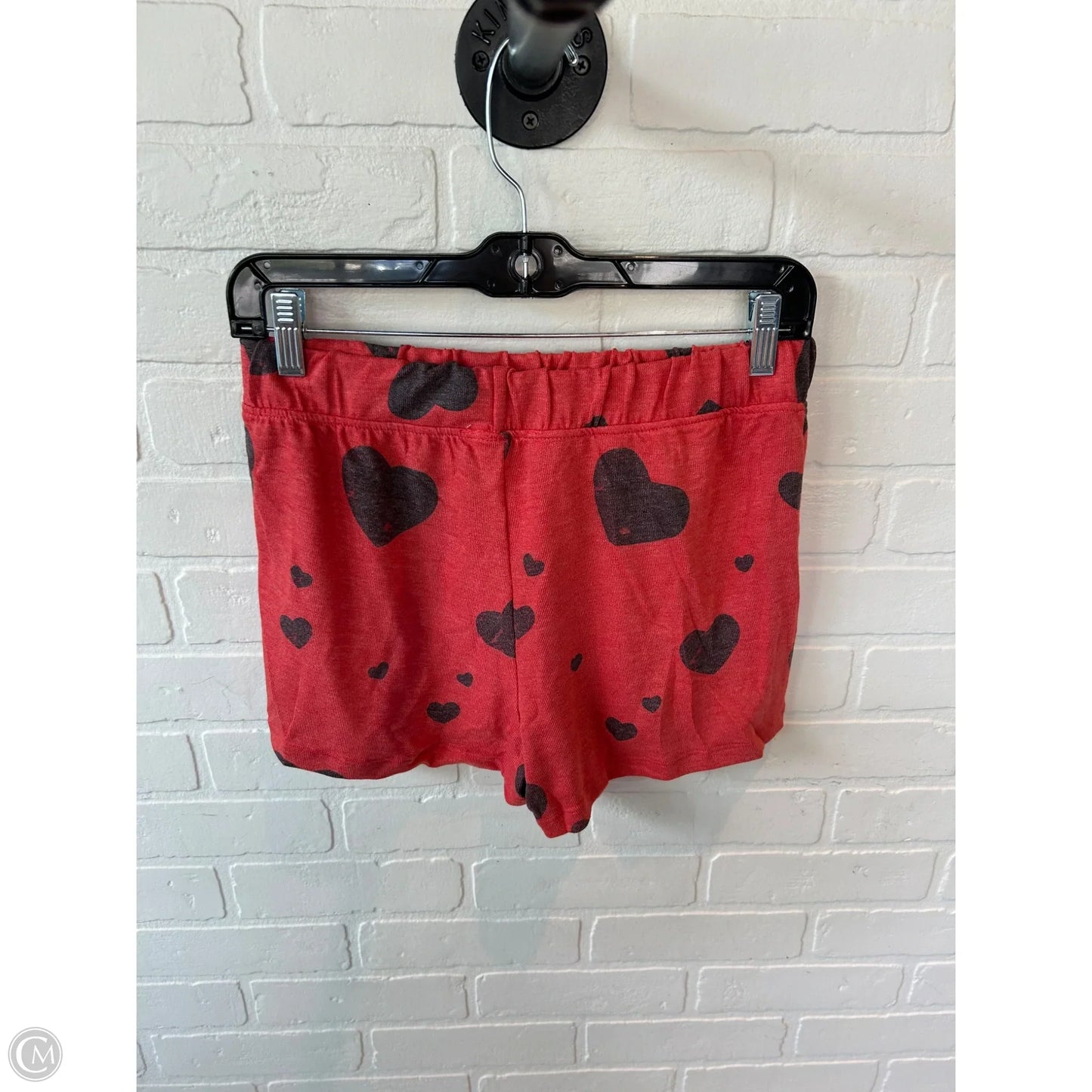 Lounge Set Shorts By Clothes Mentor In Black & Red, Size: L