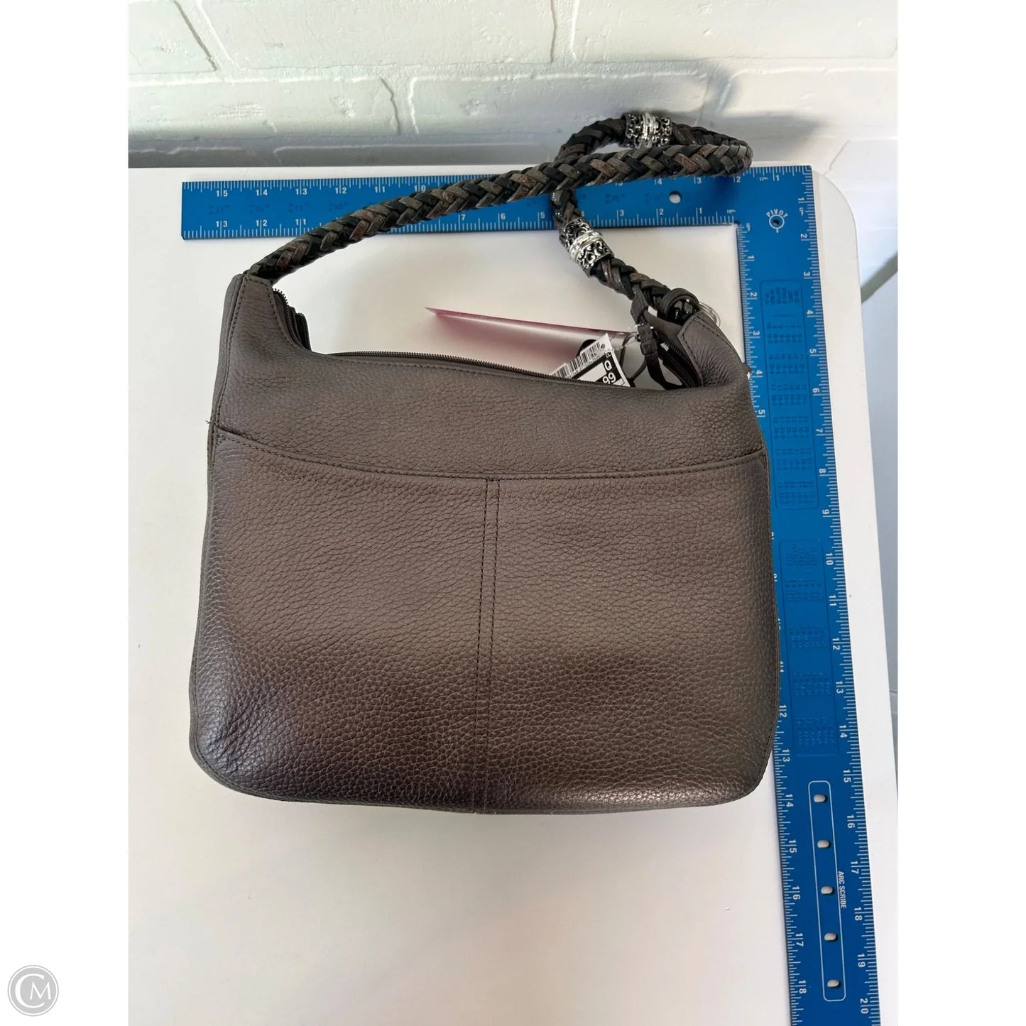 Handbag Leather By Brighton, Size: Large