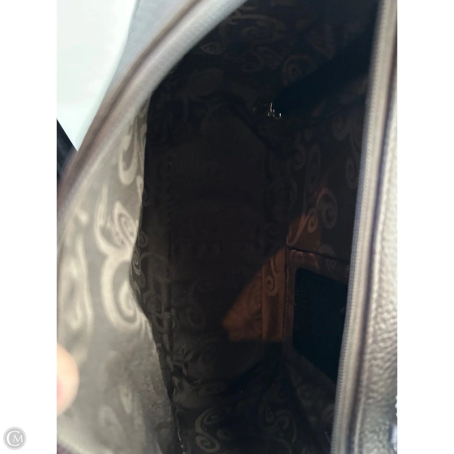Handbag Leather By Brighton, Size: Large