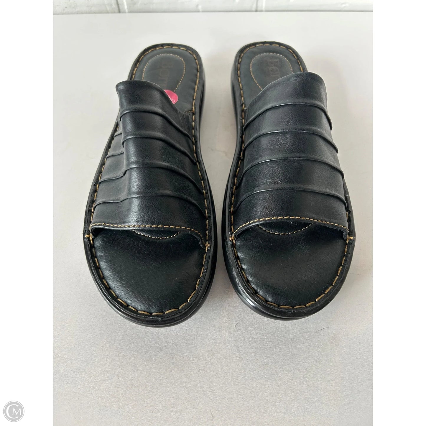 Sandals Flats By Born In Black, Size: 11