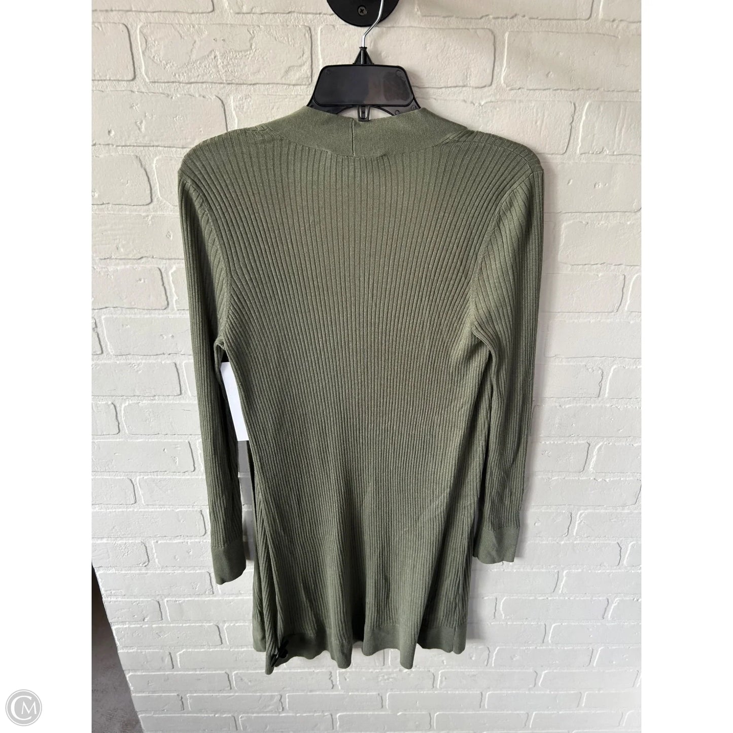 Sweater Cardigan By Loft In Green, Size: S