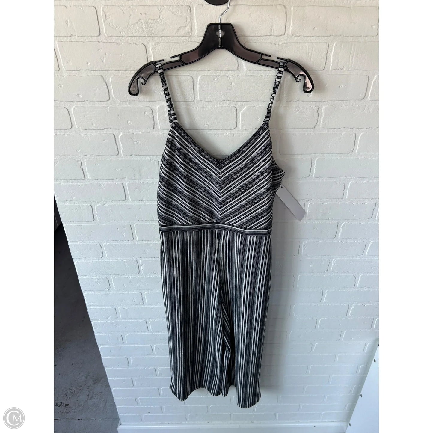 Jumpsuit By Clothes Mentor In Blue & White, Size: M