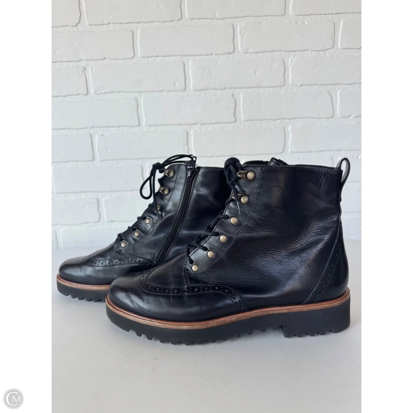 Boots Mid-calf Heels By Paul Green In Black, Size: 7.5