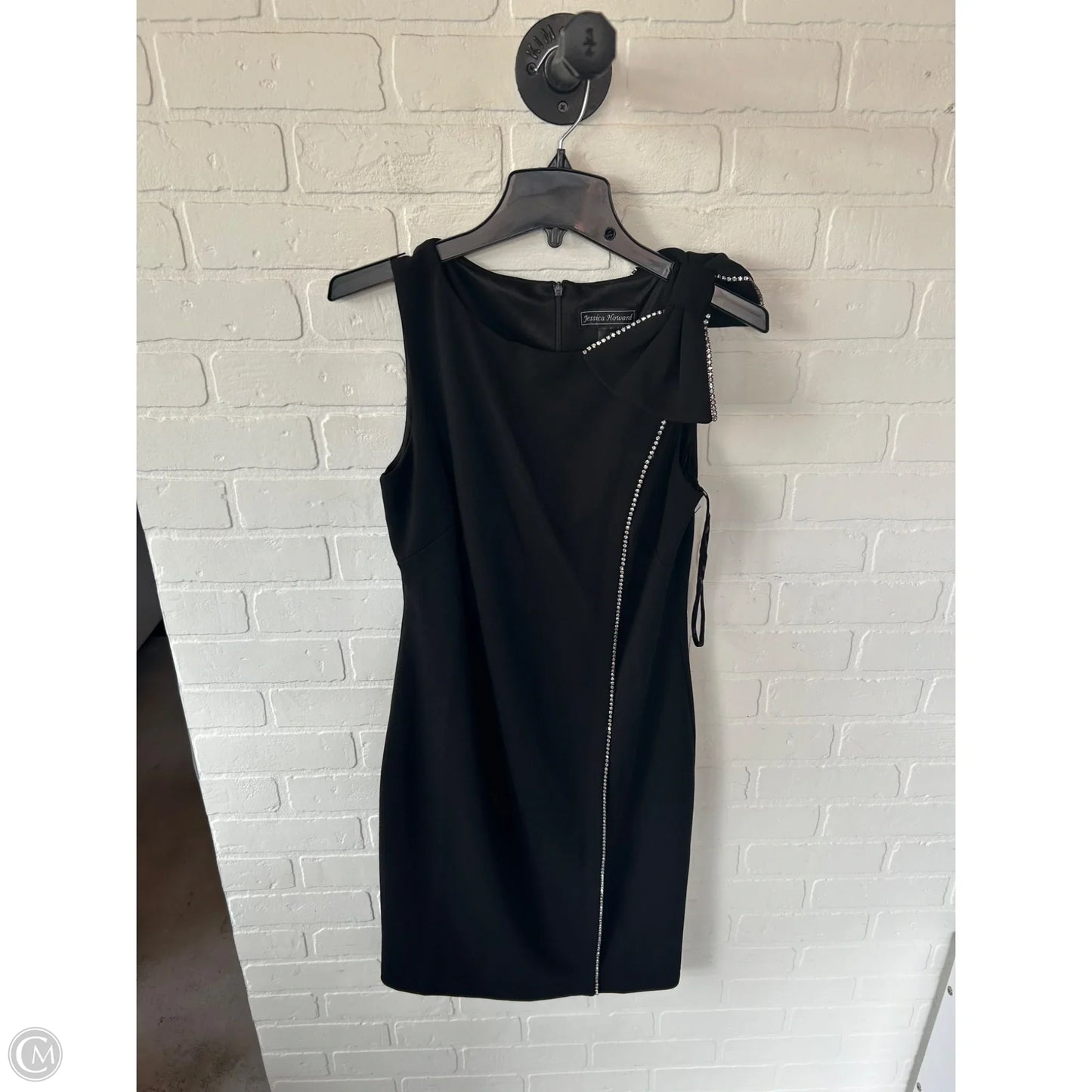 Dress Party Short By Jessica Howard In Black & Blue, Size: S