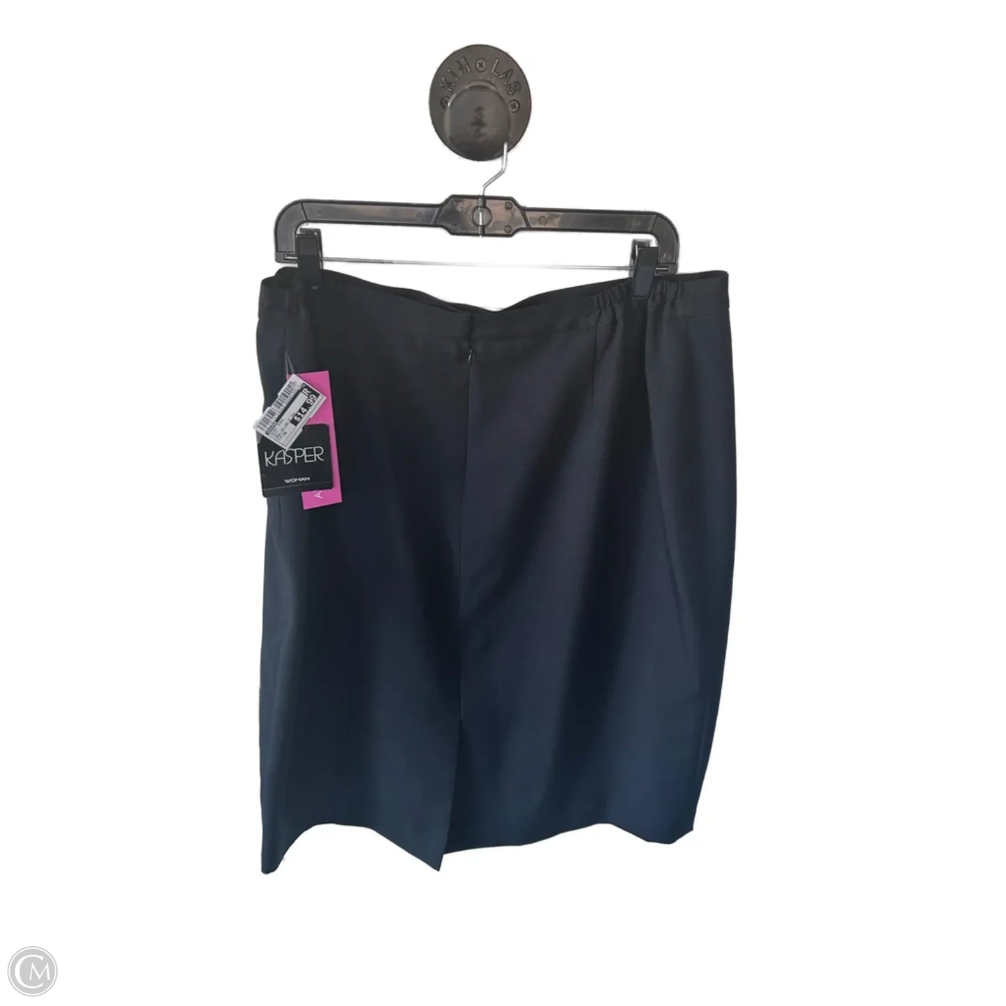 Skirt Midi By Kasper In Navy, Size: 16