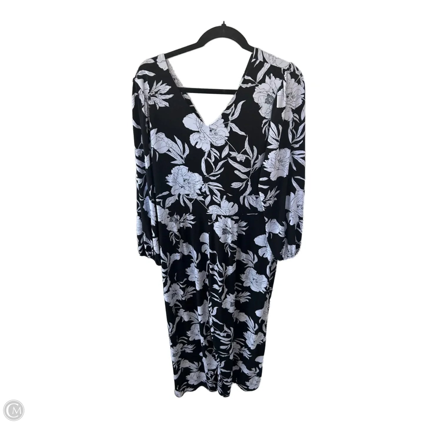 Jumpsuit By Soft Surroundings In Black & White, Size: Xl