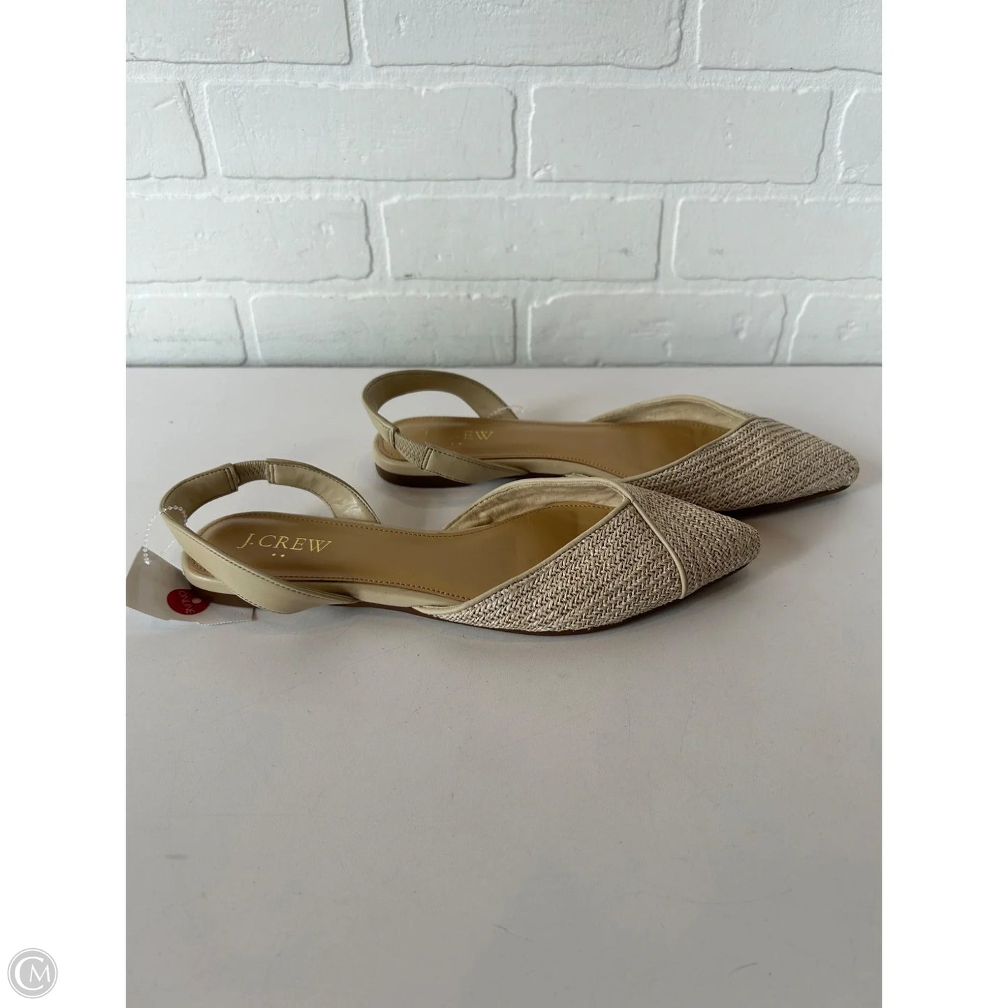 Shoes Flats By J. Crew In Cream & Tan, Size: 7.5