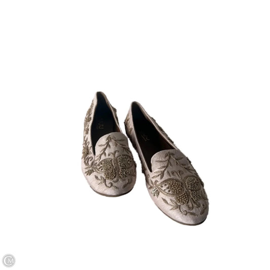Shoes Flats By Cmc In Gold & Pink, Size: 8.5