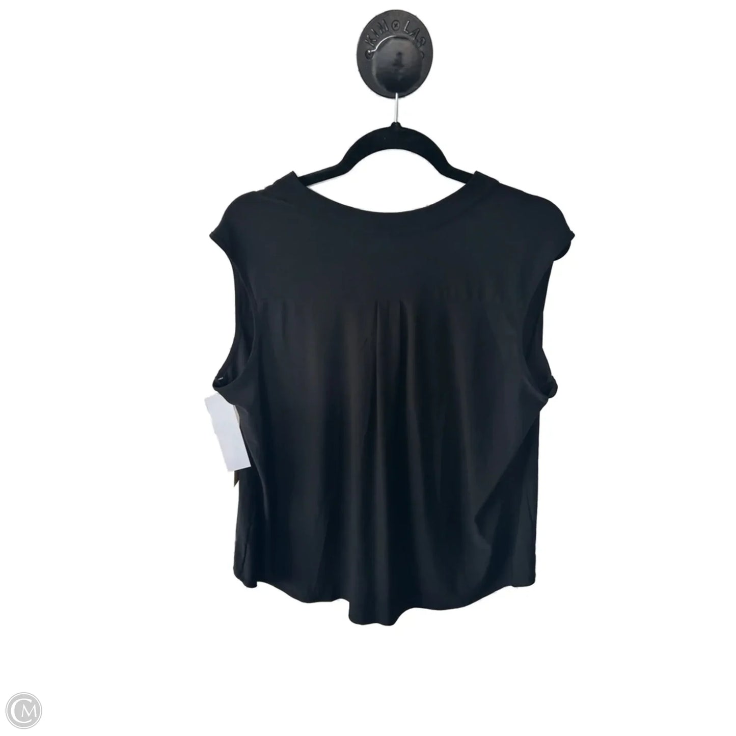 Top Sleeveless By Perseption Concept In Black, Size: 1x