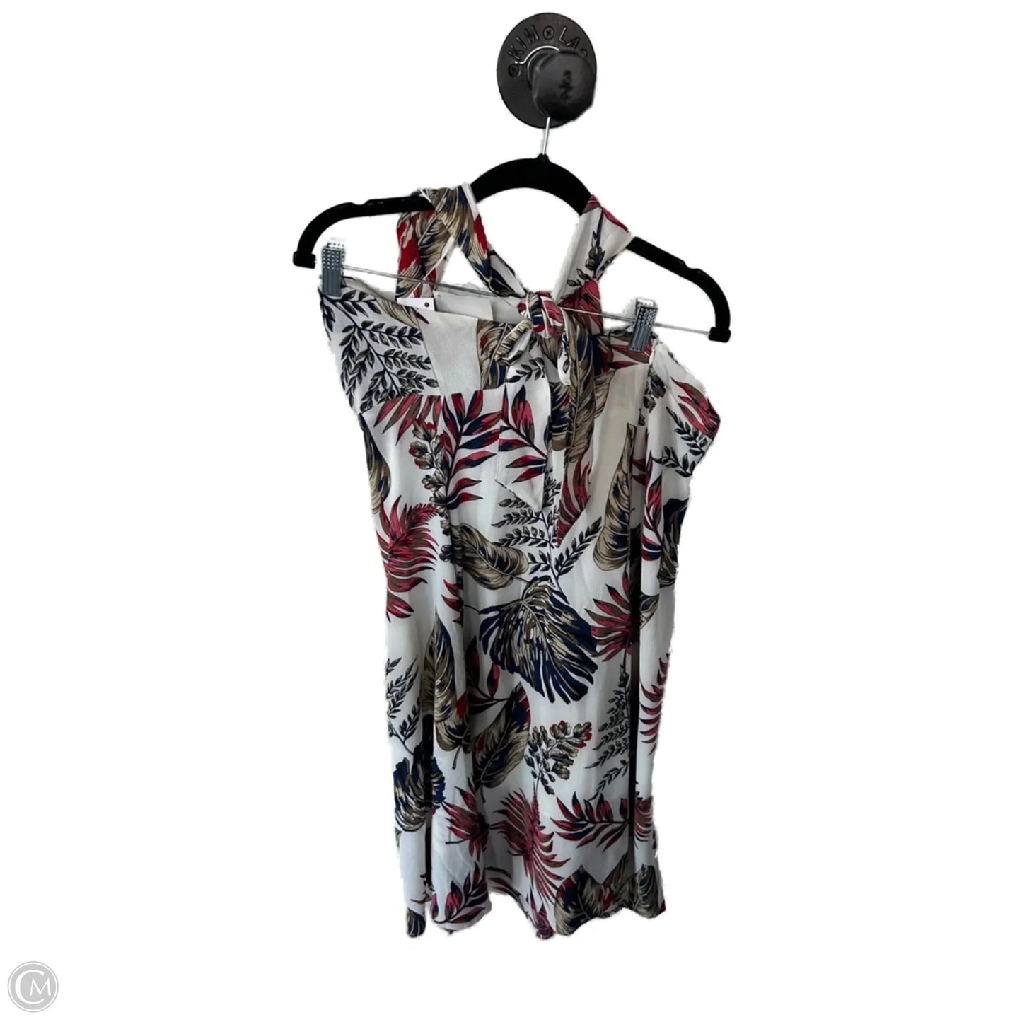 Dress Casual Midi By Cupshe In Blue & Red & White, Size: L