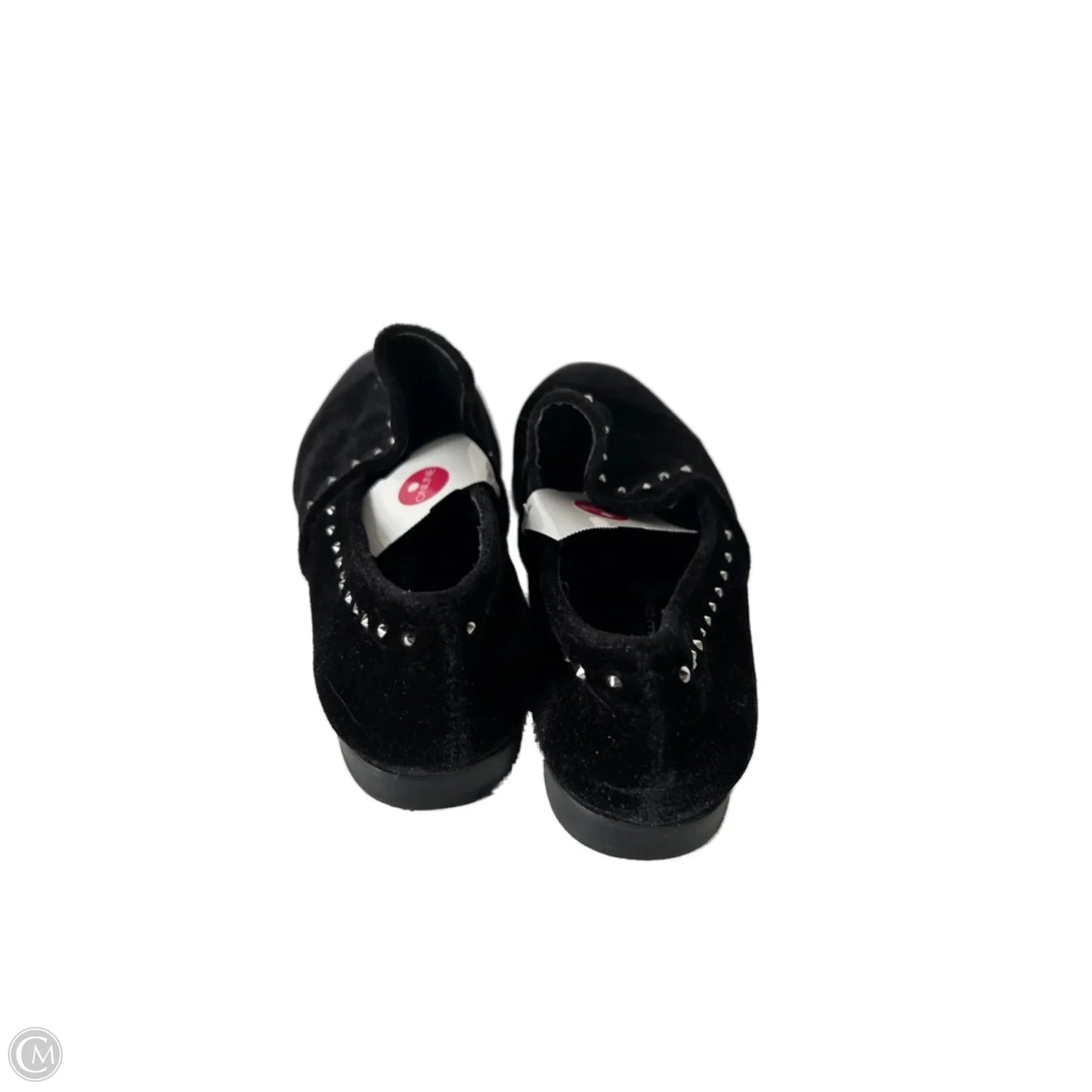 Shoes Flats By Steve Madden In Black & Silver, Size: 7.5