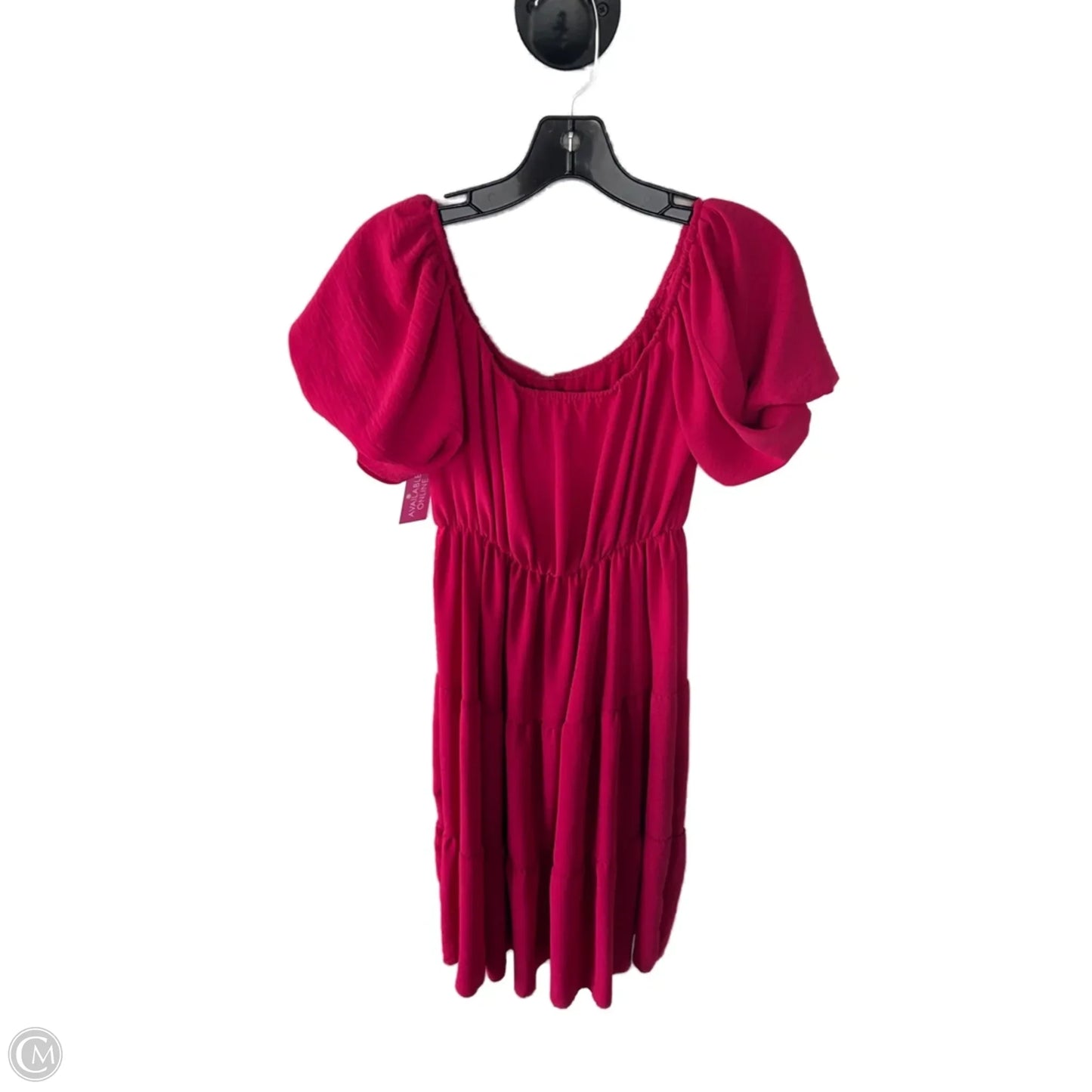 Dress Casual Midi By See Thru Soul In Pink, Size: Xs