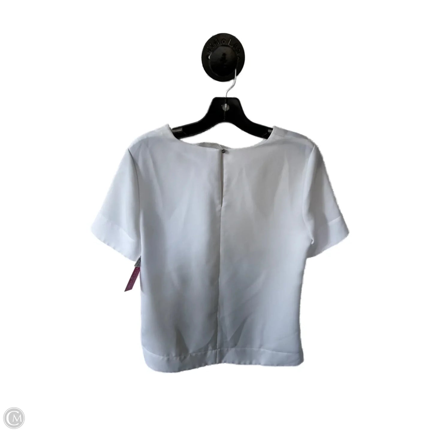 Top Short Sleeve By Banana Republic In White, Size: Xs