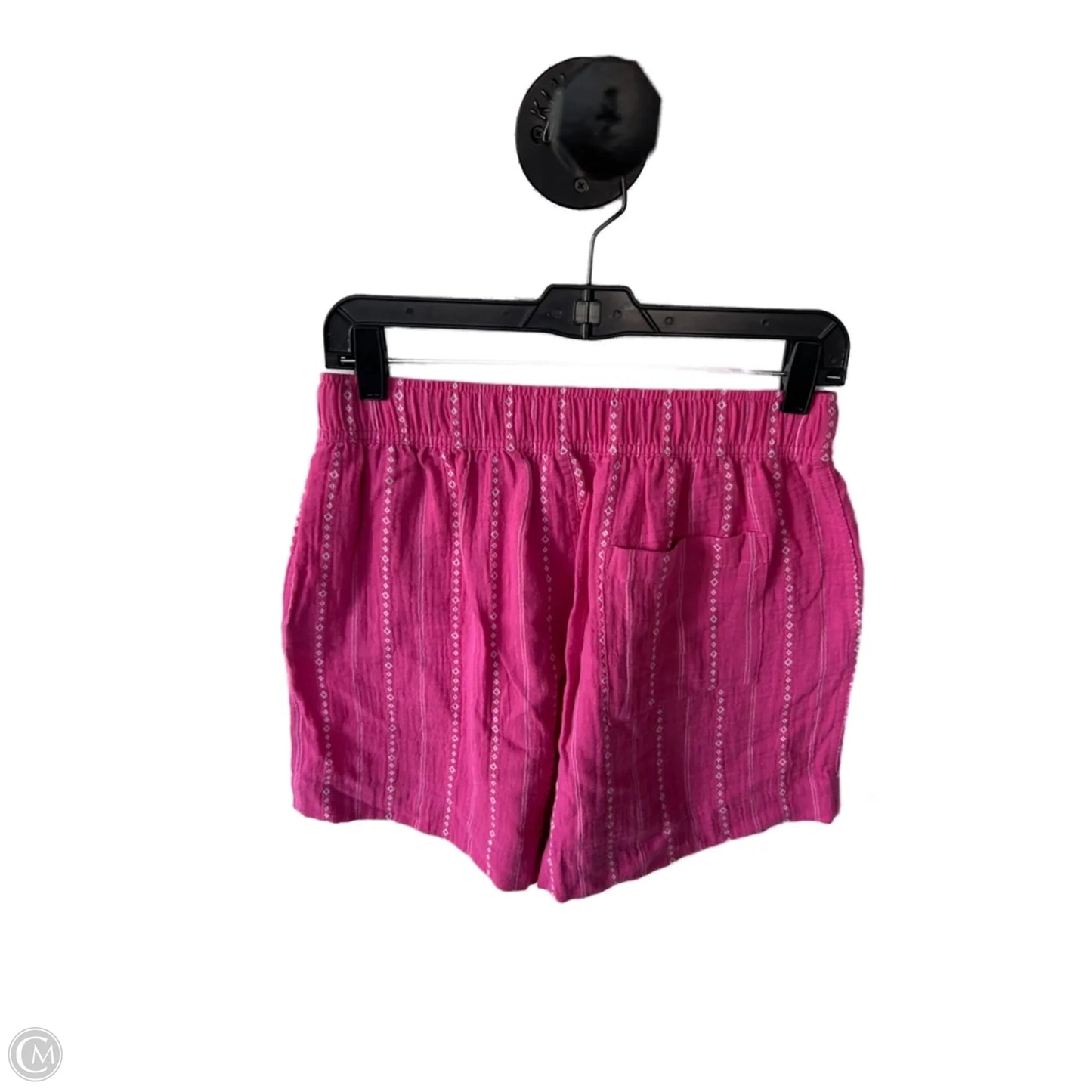 Shorts By Clothes Mentor In Pink & White, Size: S