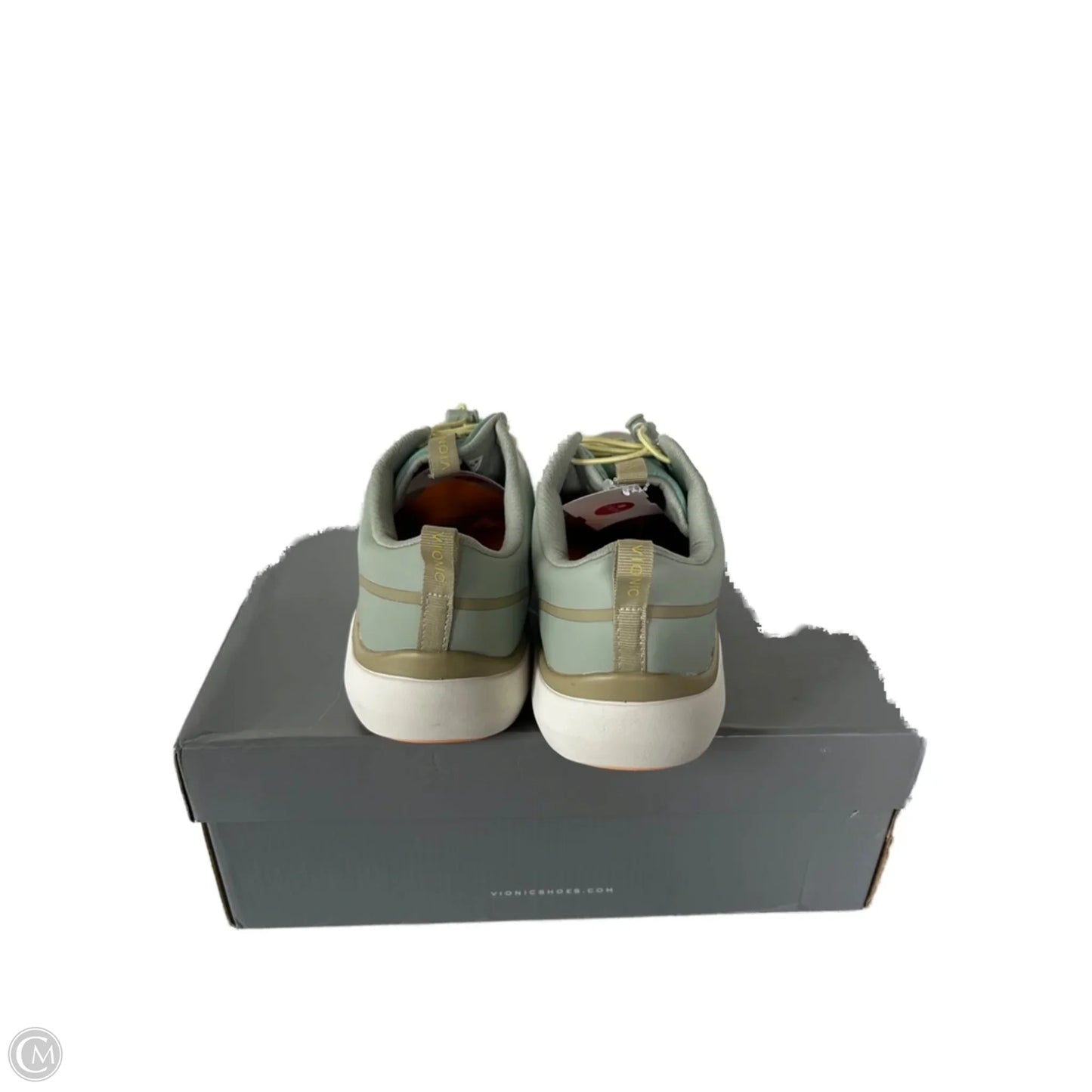 Shoes Sneakers By Vionic In Green & Yellow, Size: 8.5