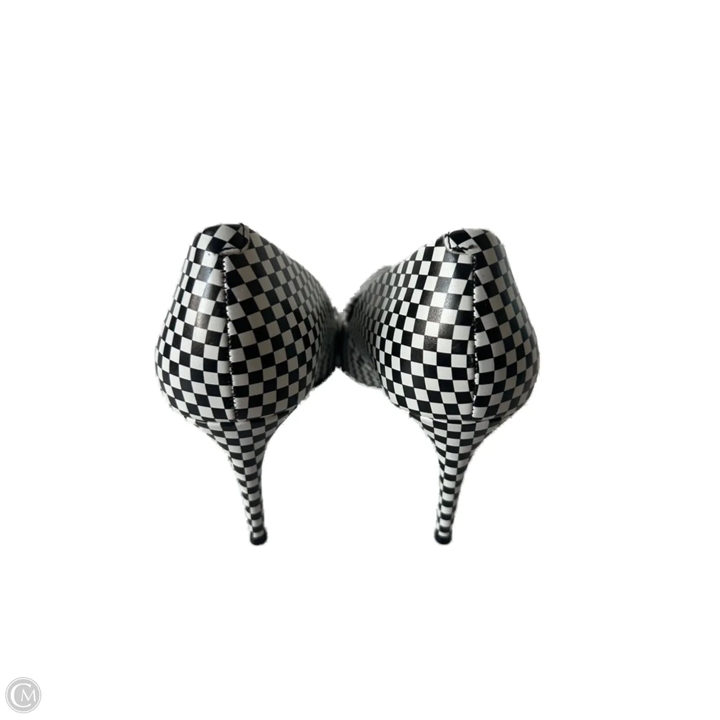Shoes Heels Stiletto By Steve Madden In Black & White, Size: 8