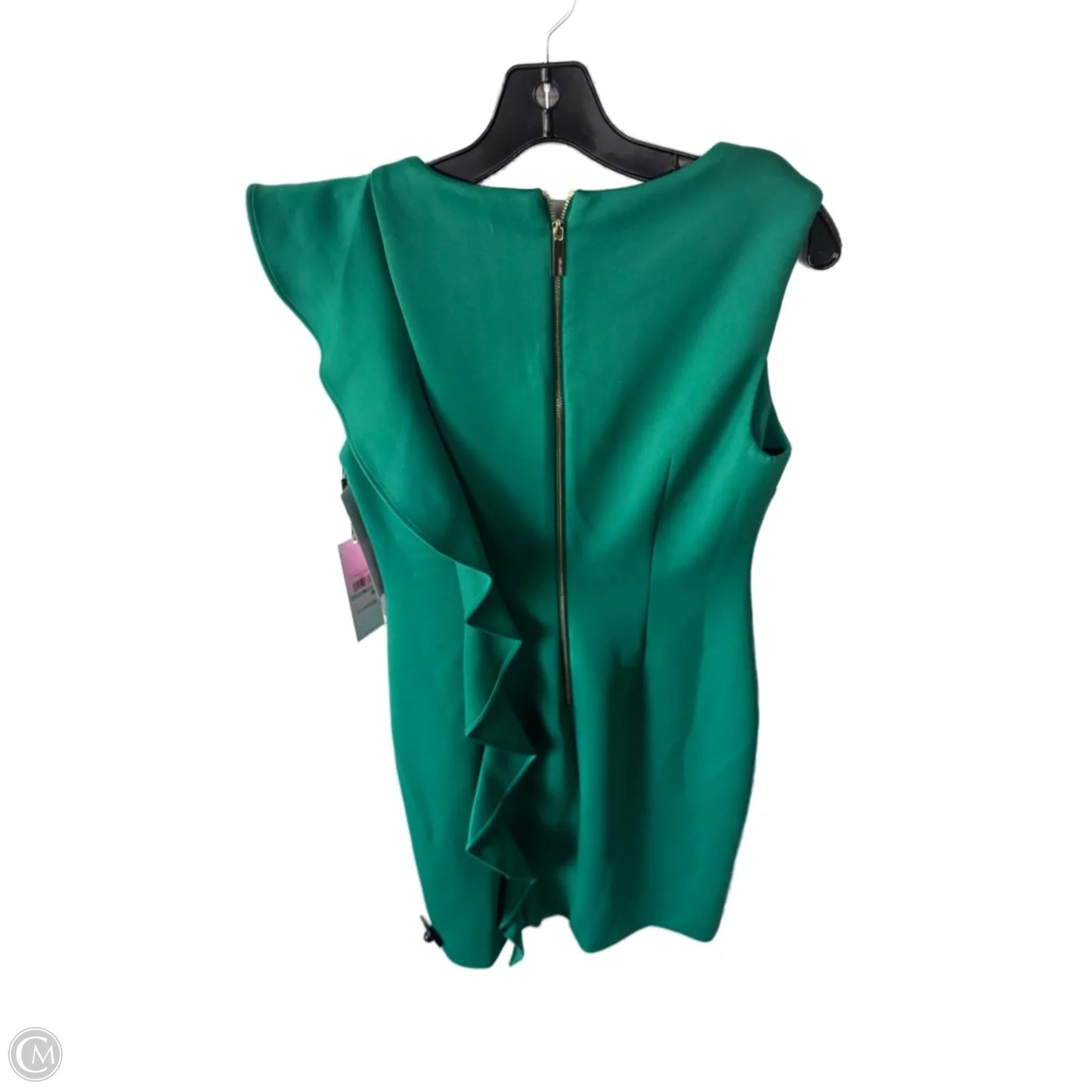 Dress Work By Calvin Klein In Green, Size: M