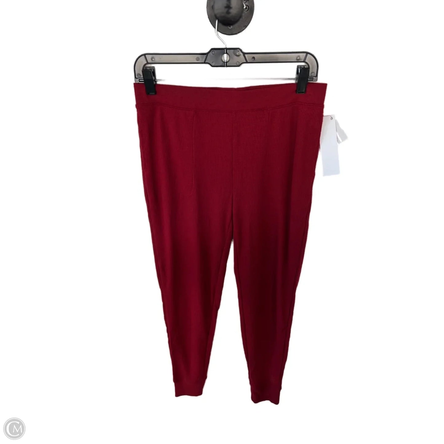 Pajamas 2pc By Cuddl Duds In Grey & Red, Size: M
