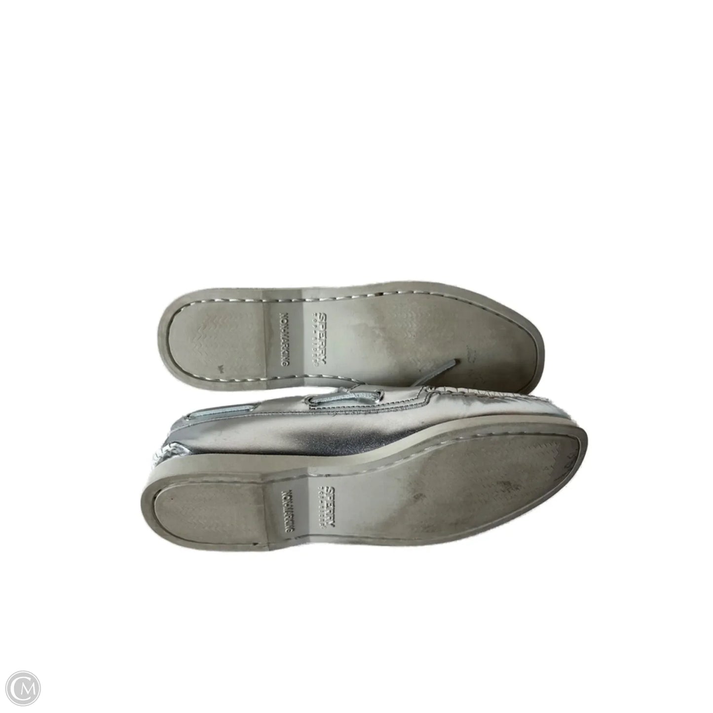 Shoes Flats By Sperry In Silver, Size: 7