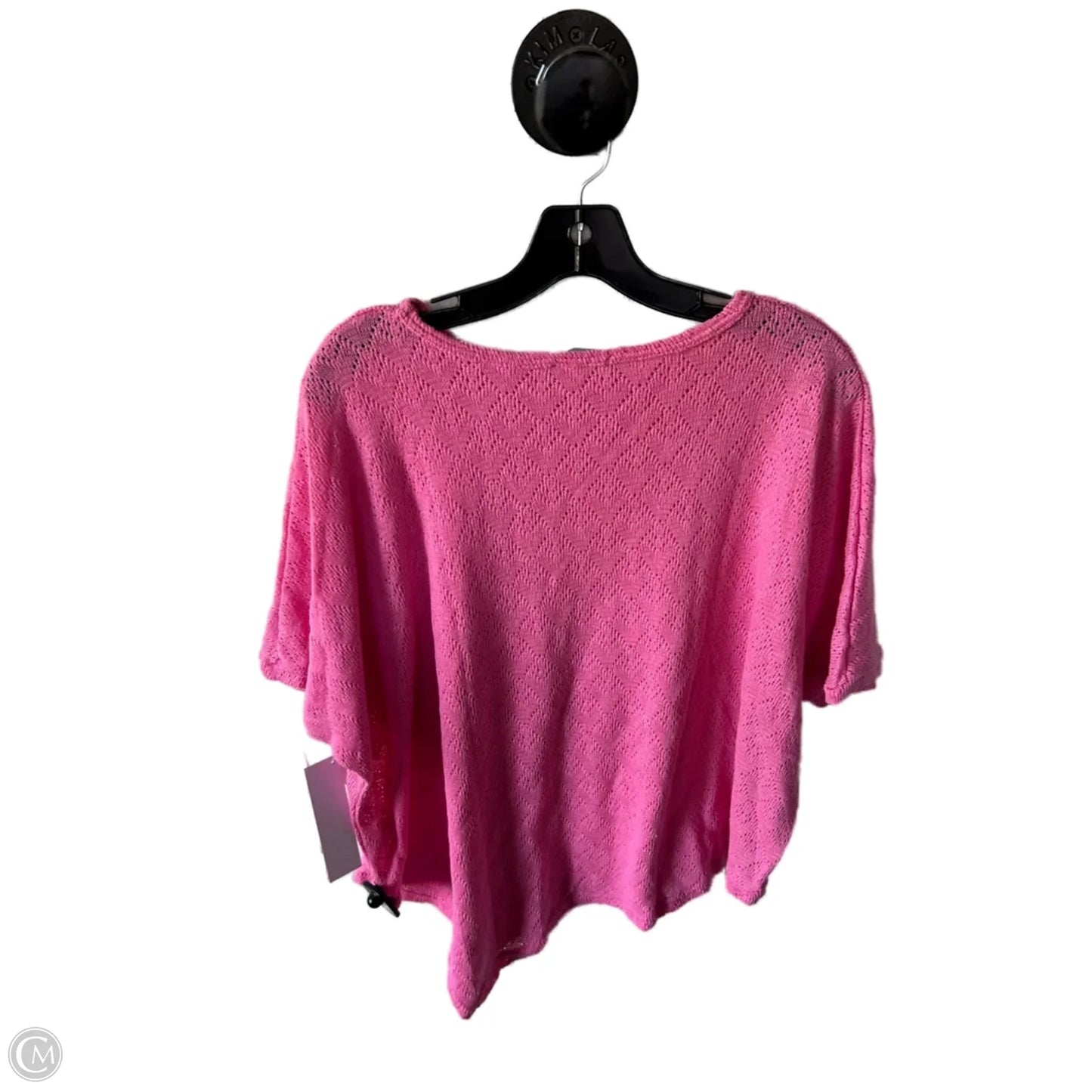 Sweater Short Sleeve By Heimish Usa In Pink, Size: S