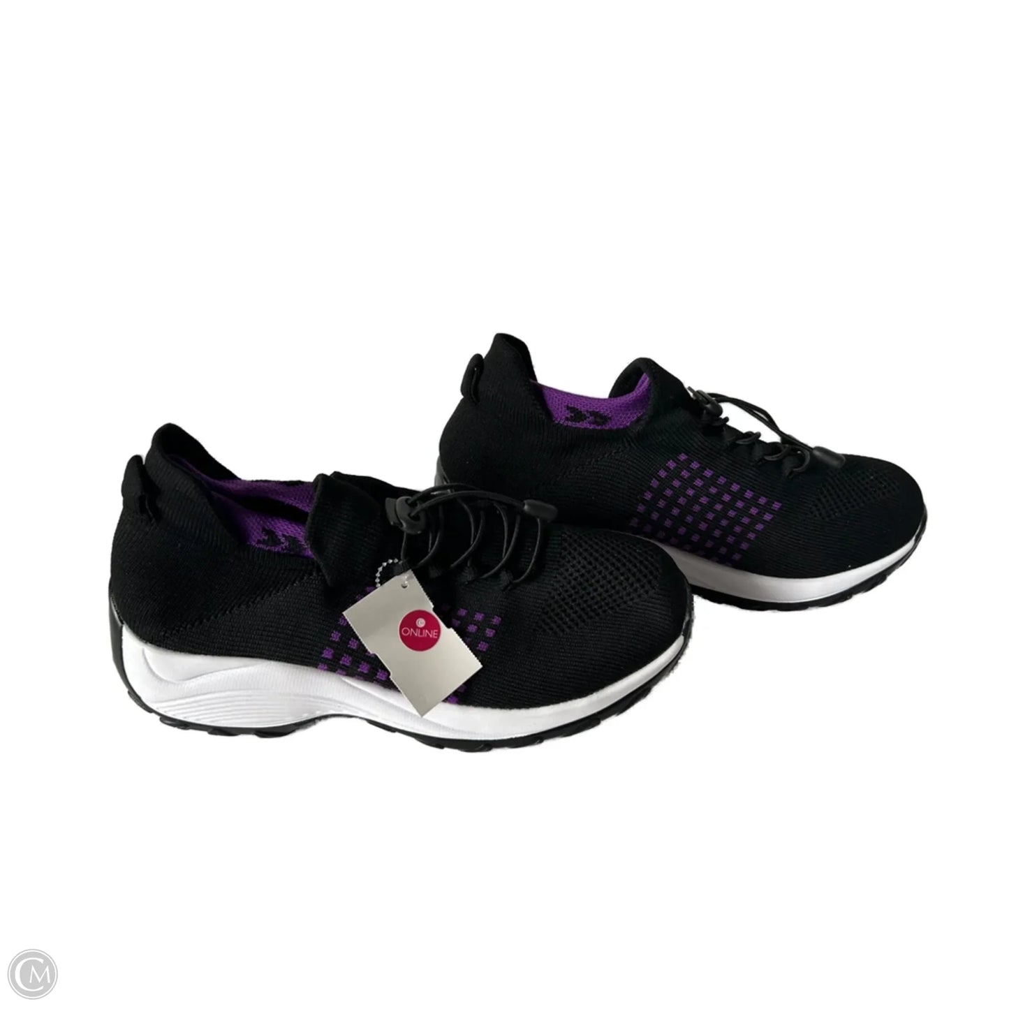 Shoes Athletic By Cme In Black & Purple, Size: 9