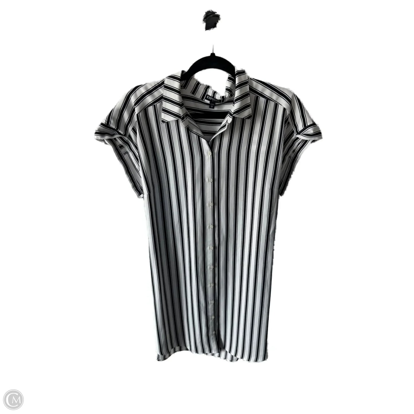 Dress Work By Express In Black & White, Size: Xl