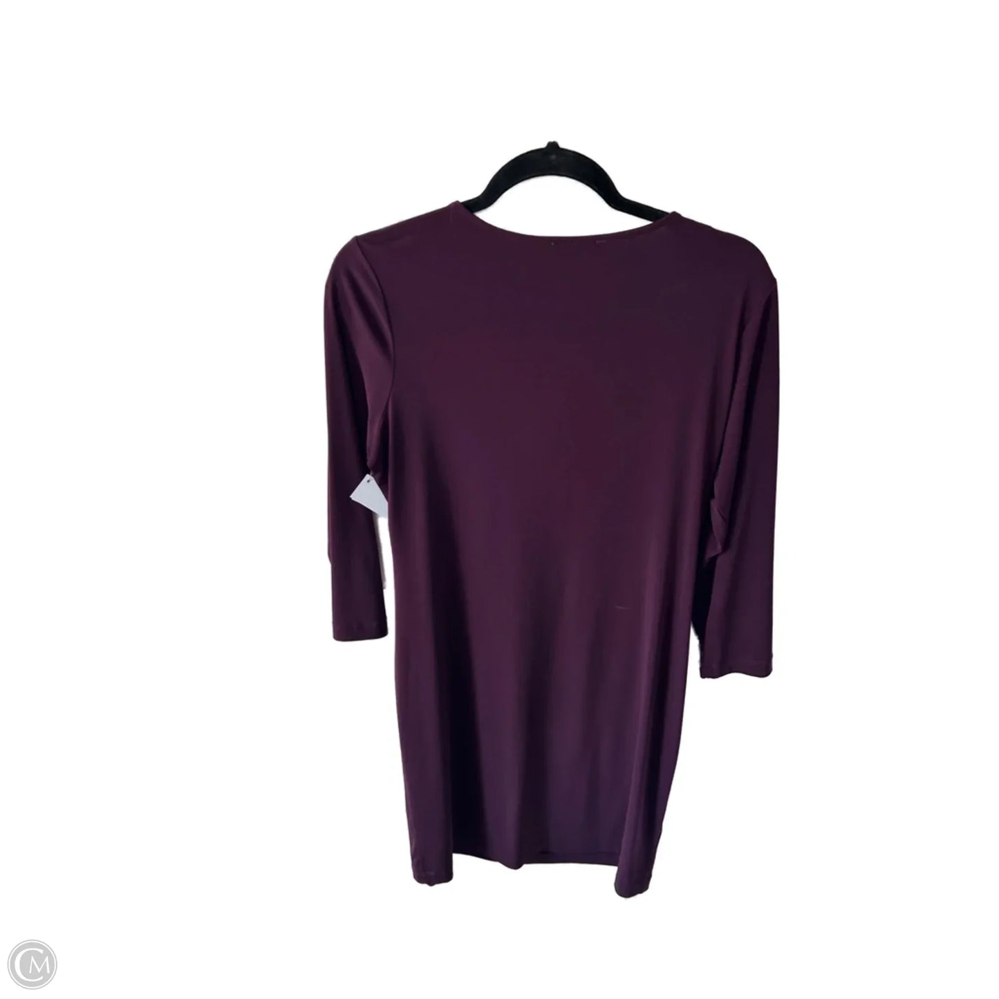 Dress Work By Calvin Klein In Purple, Size: L