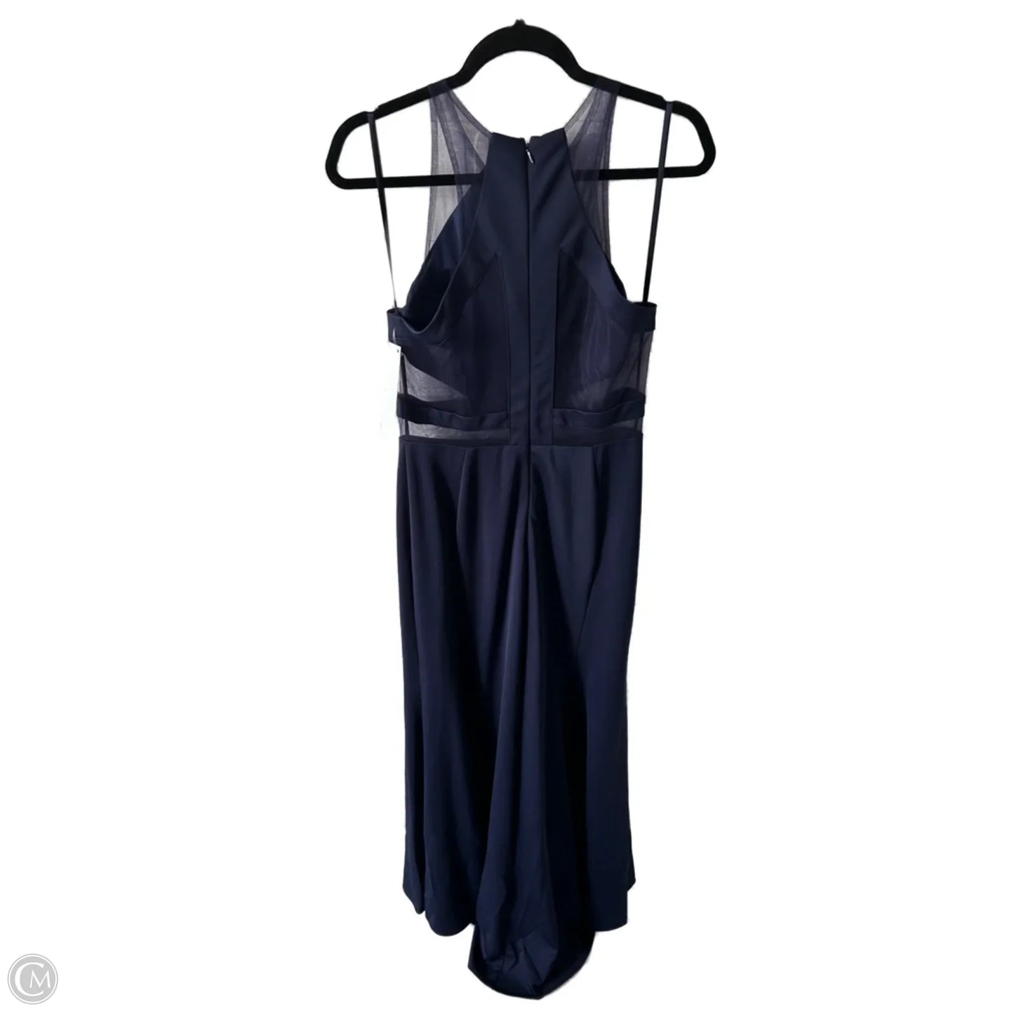 Dress Party Long By Clothes Mentor In Navy, Size: L