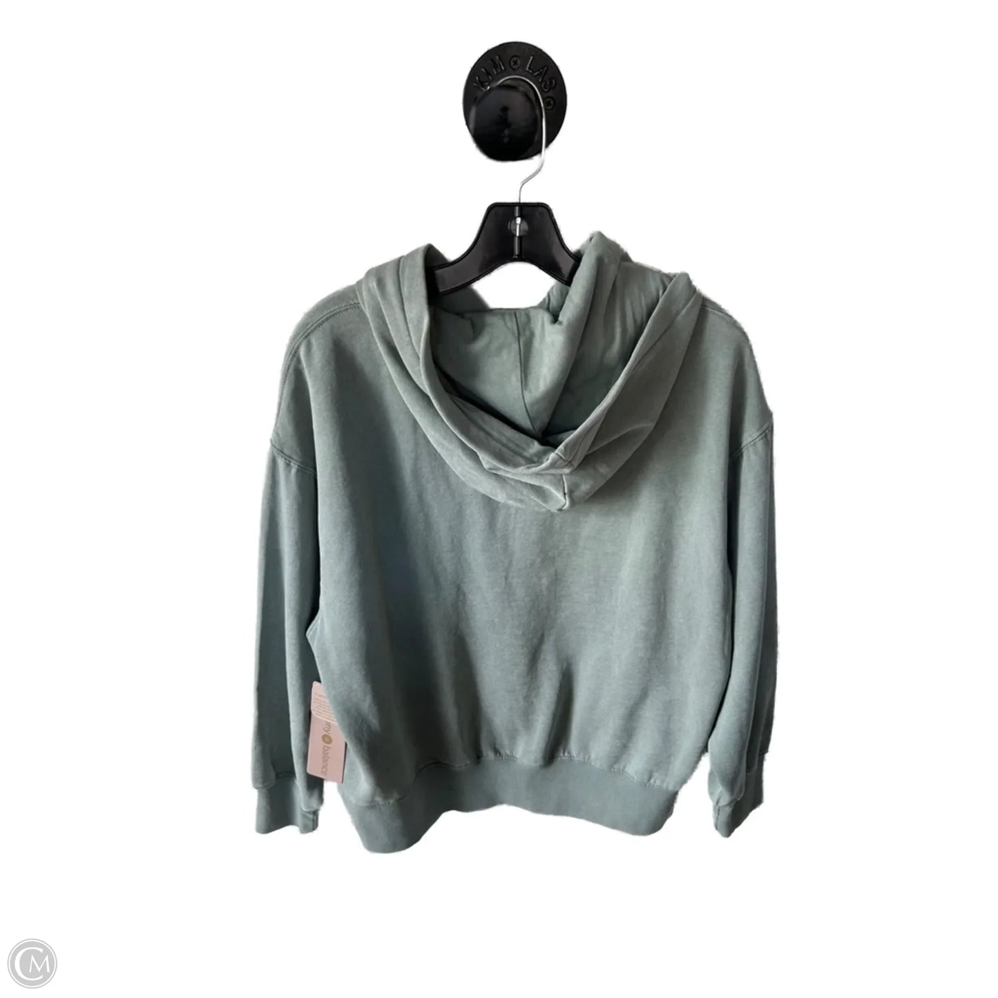 Athletic Sweatshirt Hoodie By Clothes Mentor In Green, Size: M