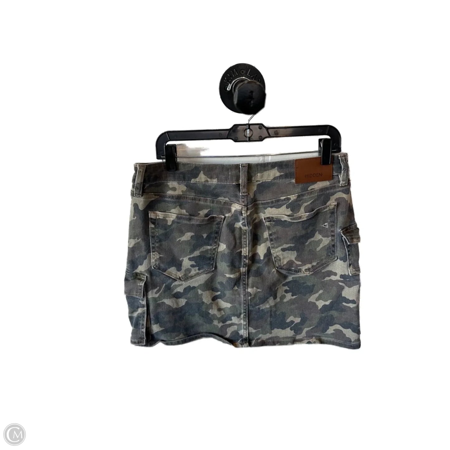 Skirt Mini & Short By Cmc In Camouflage Print, Size: 12