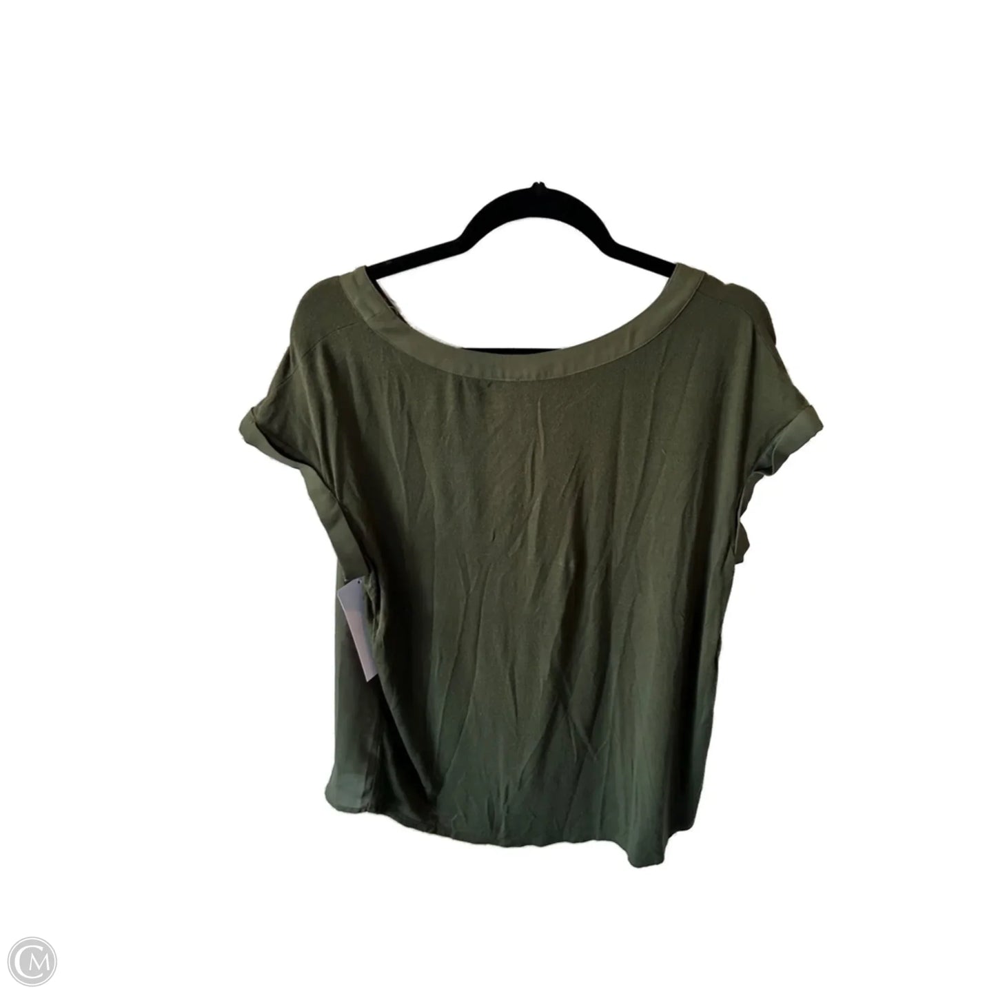 Top Short Sleeve By Fortune & Ivy In Green, Size: Large