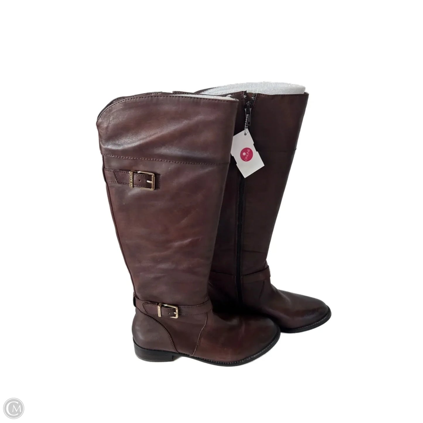 Boots Knee Flats By Gianni Bini In Brown, Size: 7.5