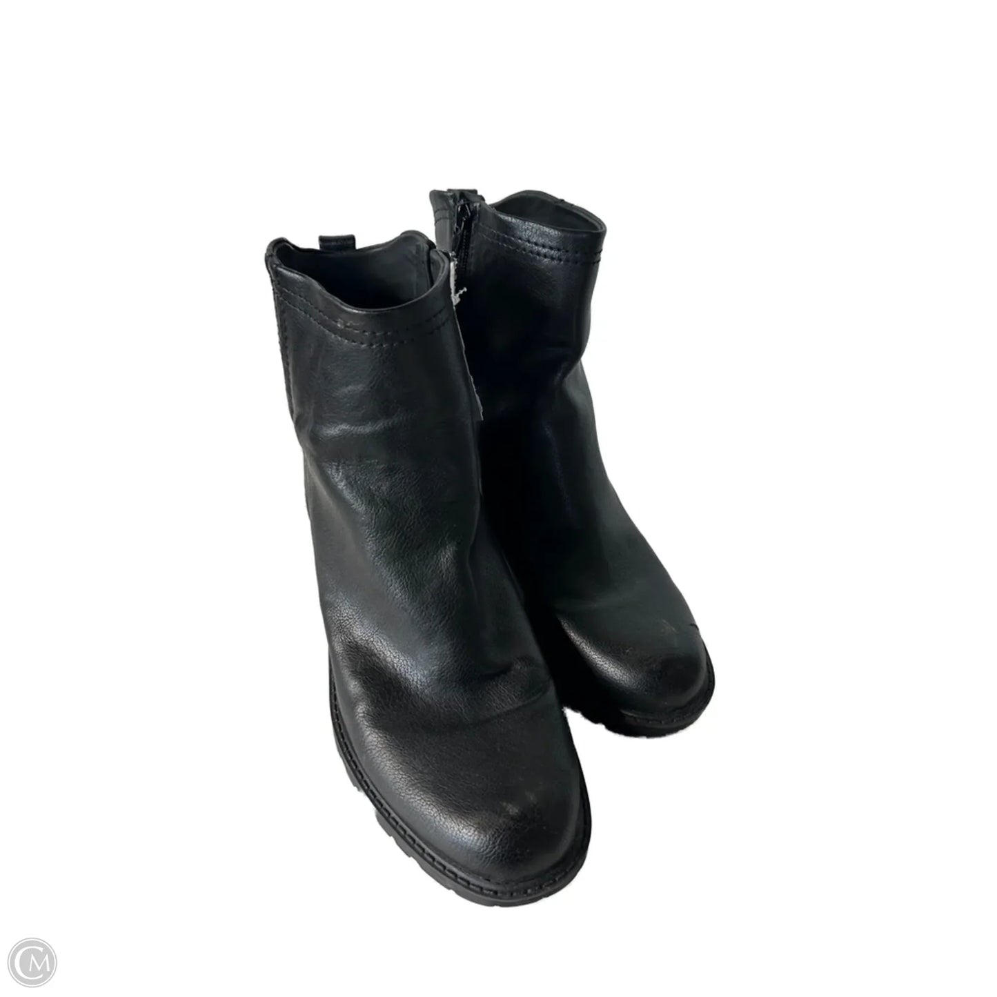 Boots Ankle Heels By Cme In Black, Size: 11