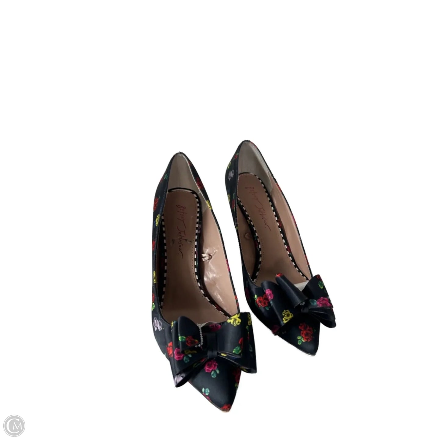Shoes Heels Stiletto By Betsey Johnson In Black & Red, Size: 9