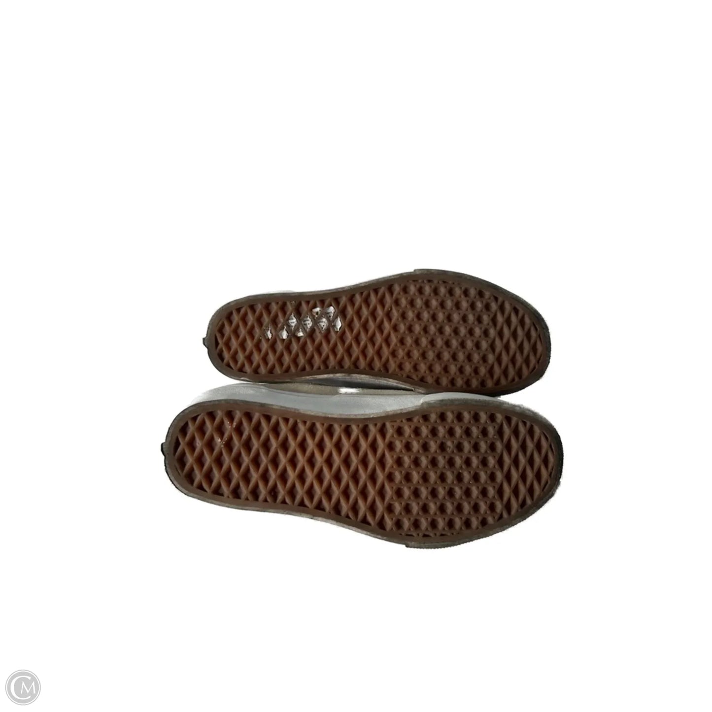 Shoes Sneakers By Vans In Tan & White, Size: 7