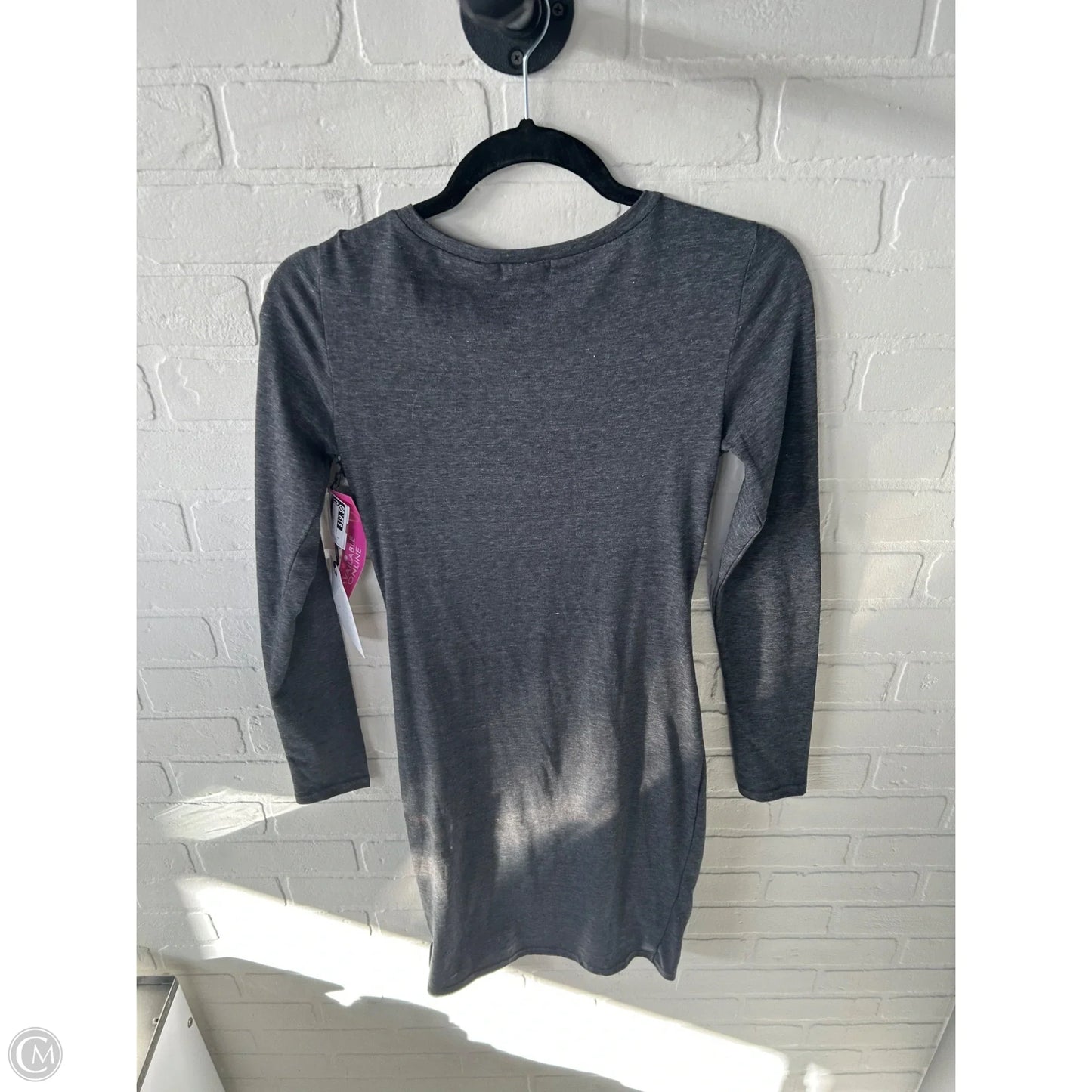 Dress Casual Midi By Leith In Grey, Size: S