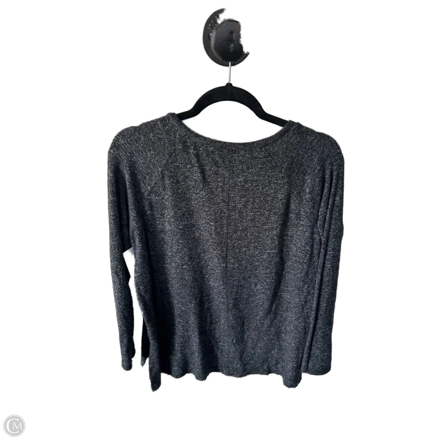 Top Long Sleeve By American Eagle In Grey, Size: Small