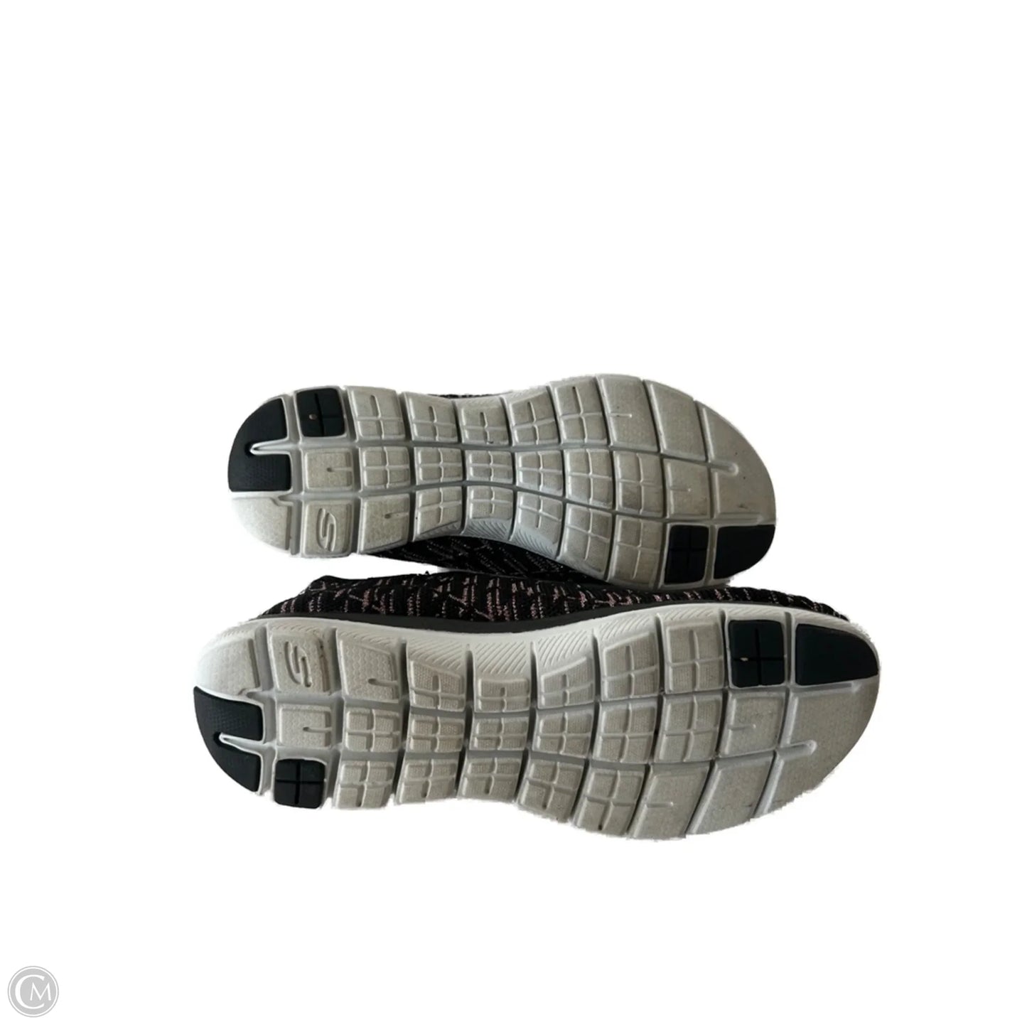 Shoes Sneakers By Skechers In Black & Pink, Size: 8.5