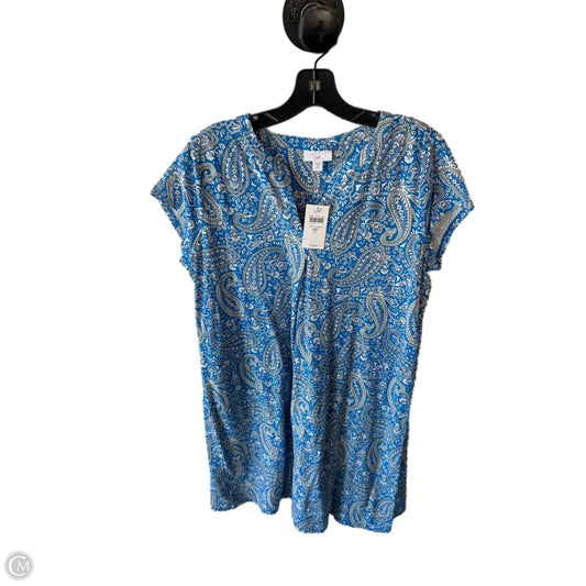 Dress Casual Short By J. Jill In Blue & White, Size: Mp